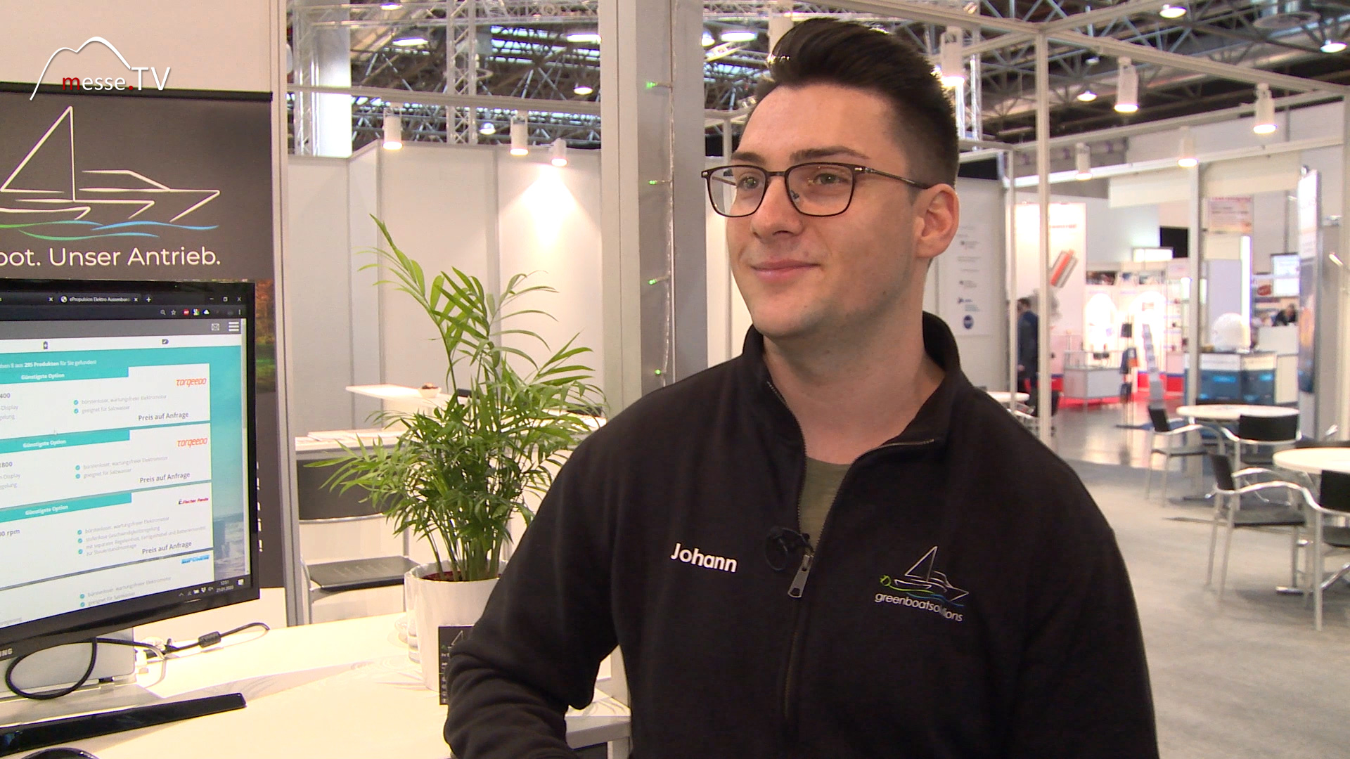 MesseTV Interview Johann Goch Greenboatsolutions boot