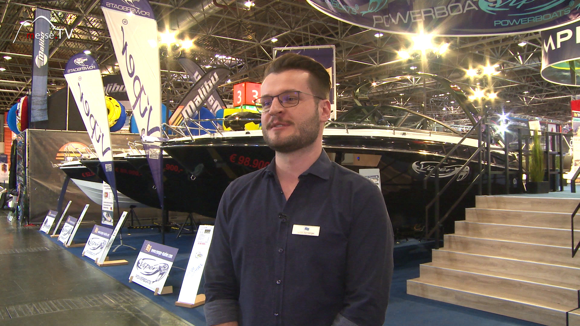 MesseTV Interview Viper Yanik Nuernberger Europe Marine boot