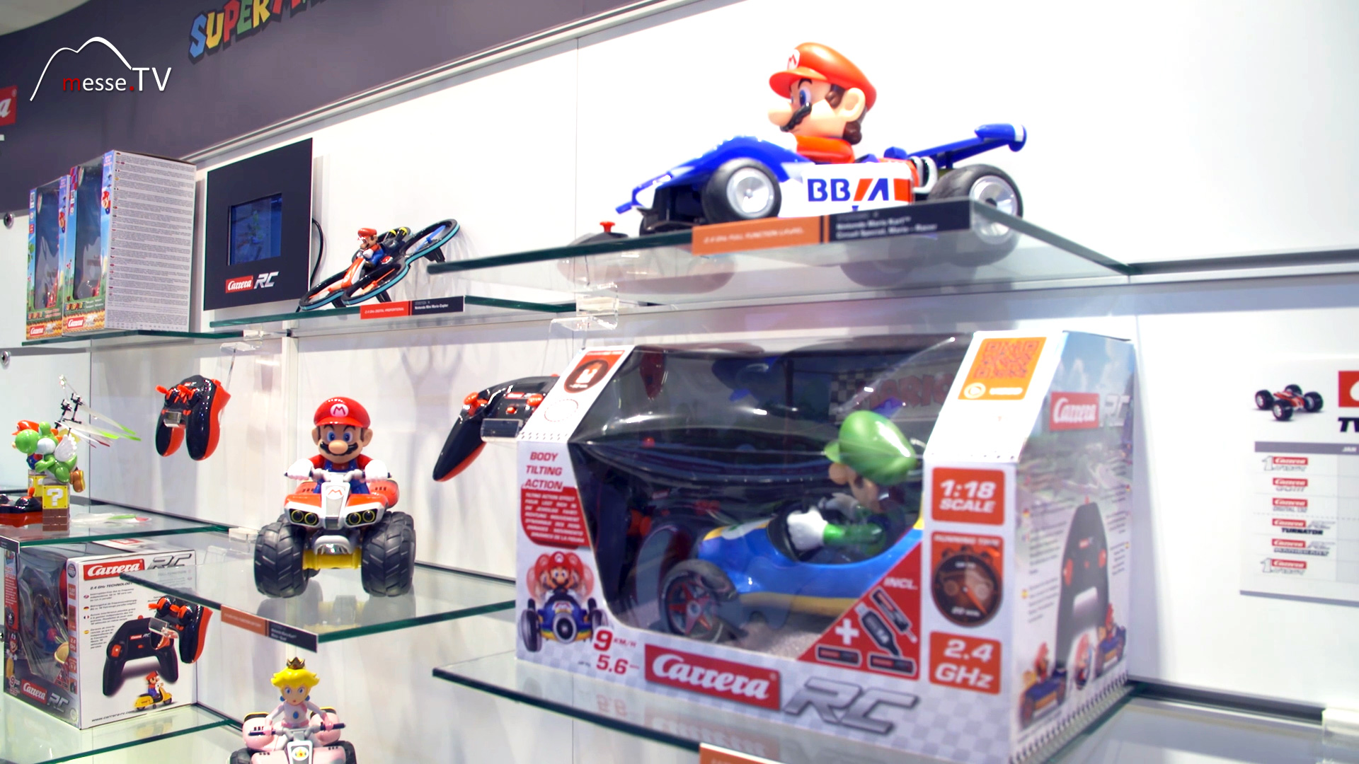 Carrera Mini RC Sammelfahrzeuge Super Mario Nintendo