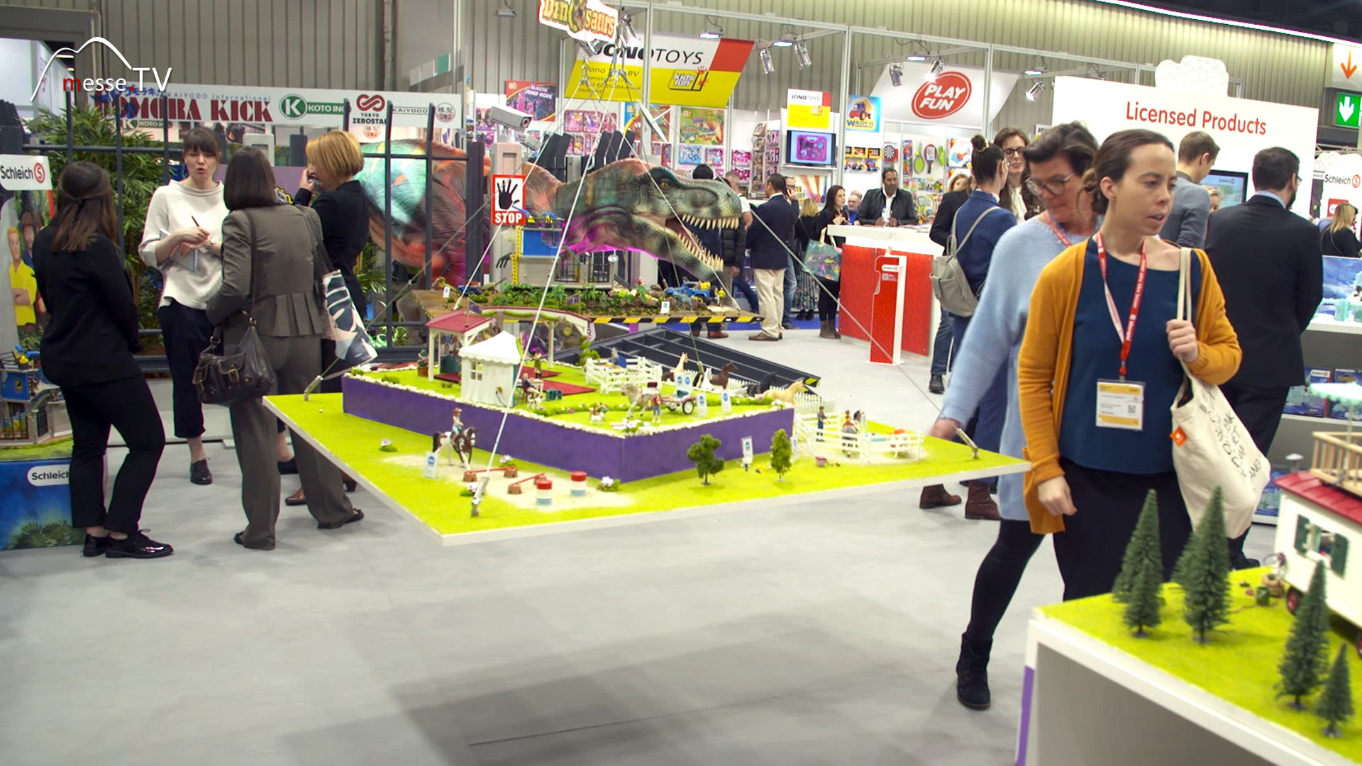 Schleich Messeauftritt Spielwarenmesse Nuernberg 2020