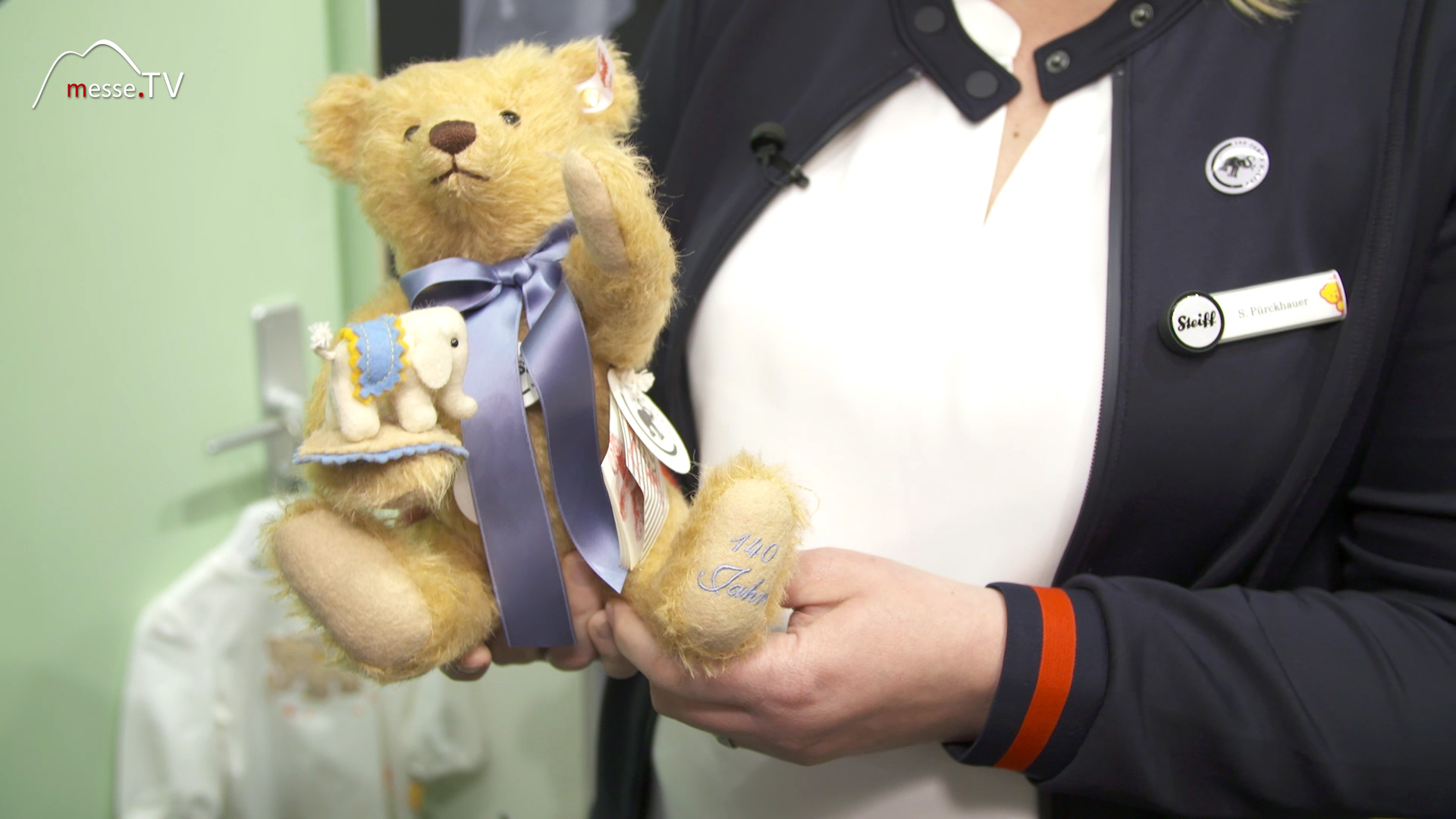 Steiff Teddy mit Elefantle limitierte Auflage 140 Jahre Steiff