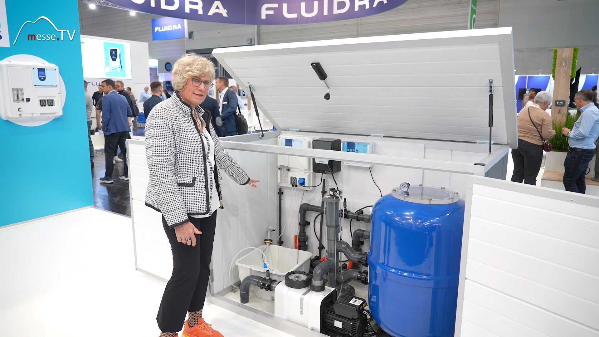 Filterbox Schwimmbecken Meranus Schwimmbadtechnik Großhandel aquanale Koelnmesse