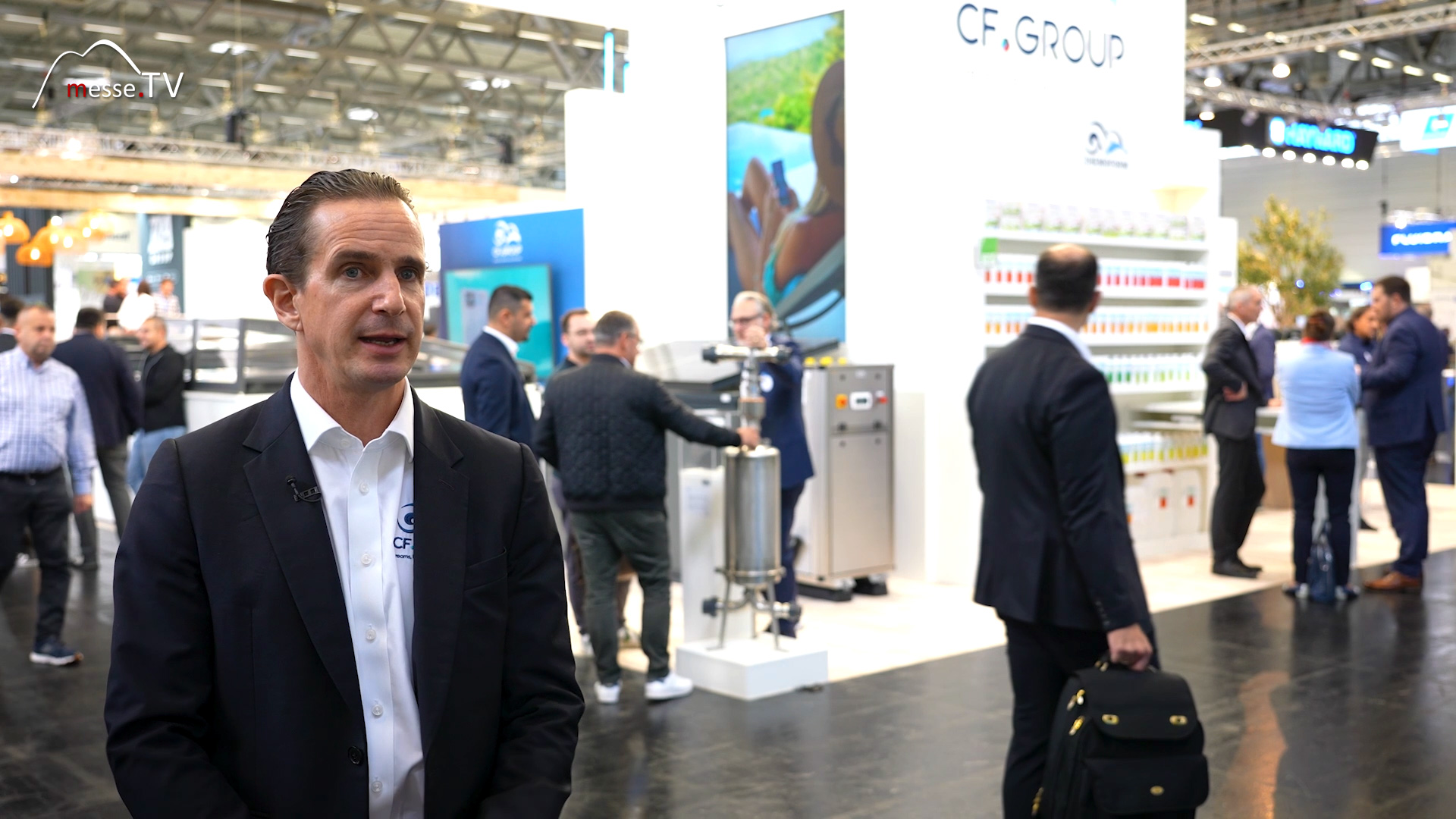 MesseTV Interview Cedrik Mayer Klenk CEO CF GROUP aquanale 2023 Koeln