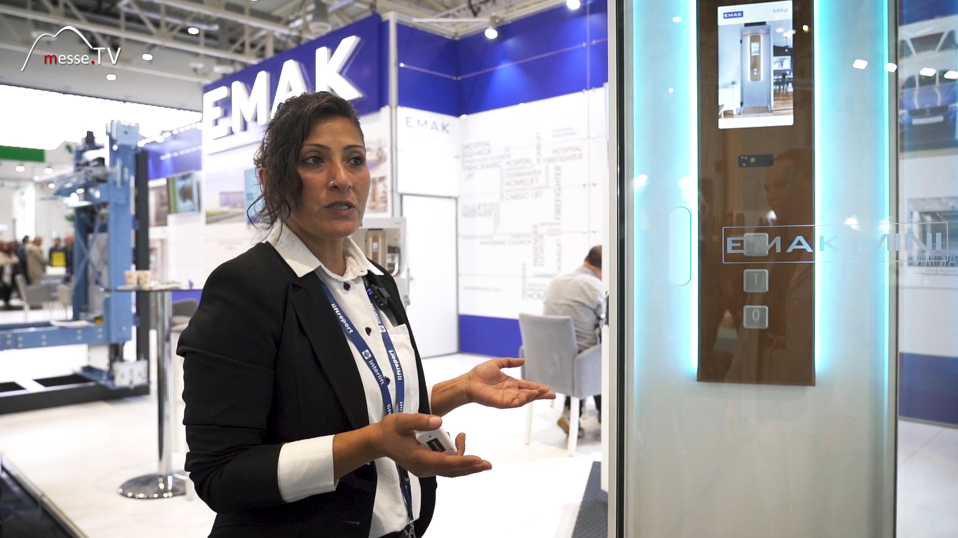 Messe.TV Interview Serap Varol EMAK Elevators interlift 2023 Augsburg