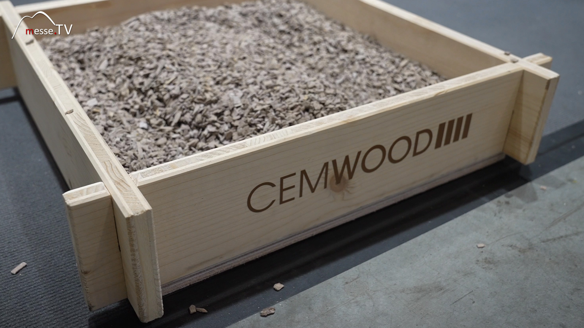 Mineralisierte Holzspäne CO2 Einsparung Baustelle CEMWOOD