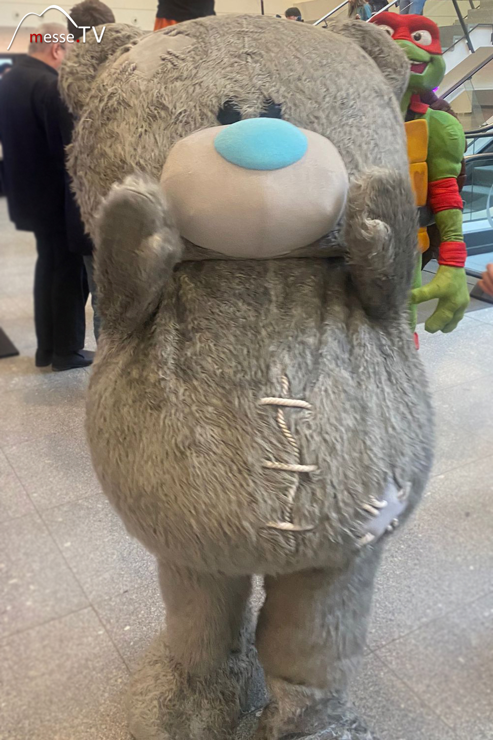 Spielwarenmesse 2024 Maskottchen Bär