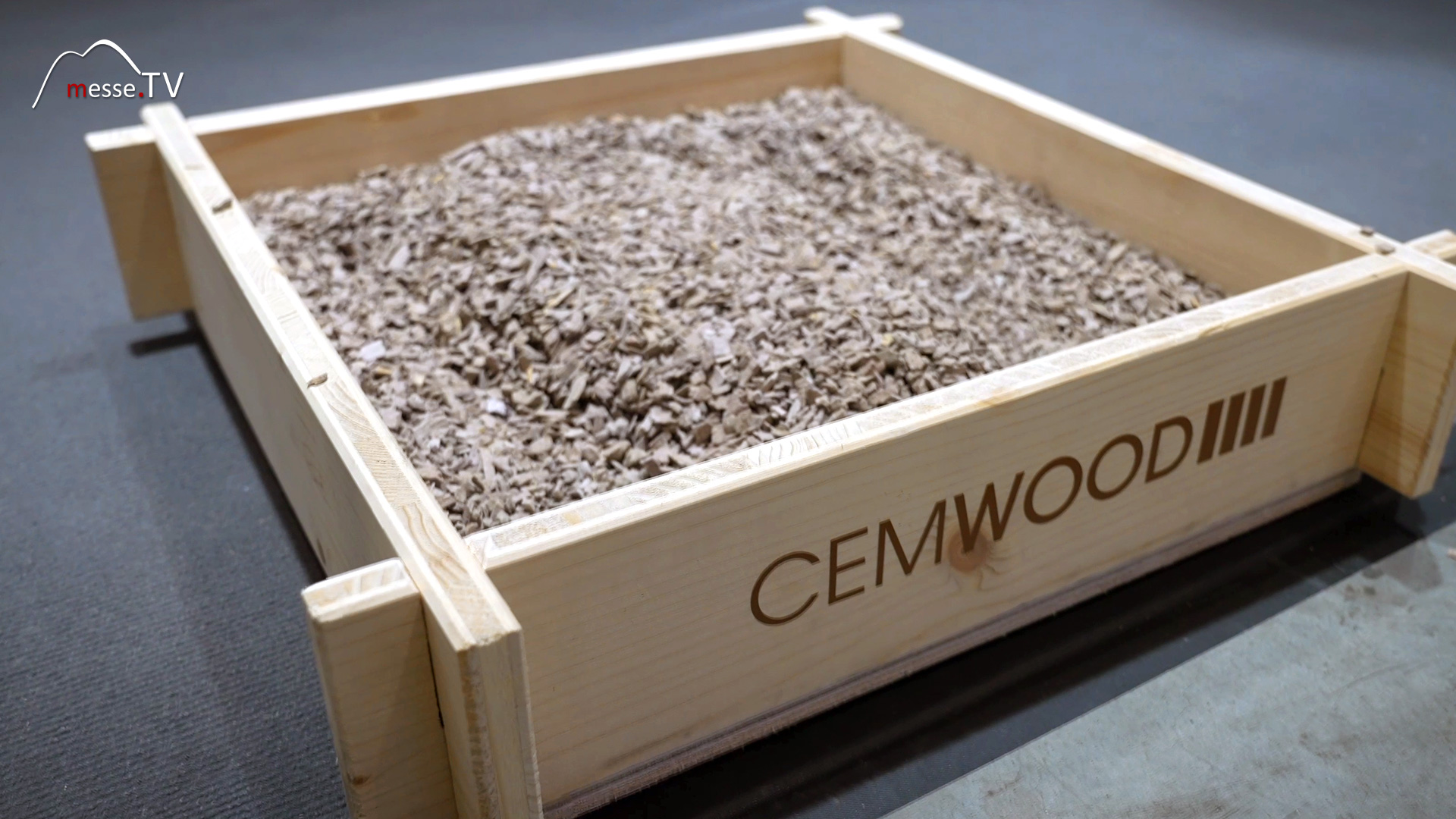 Cemwood Mineralisierte Holzspaene Nadelholz CO2 Speicher