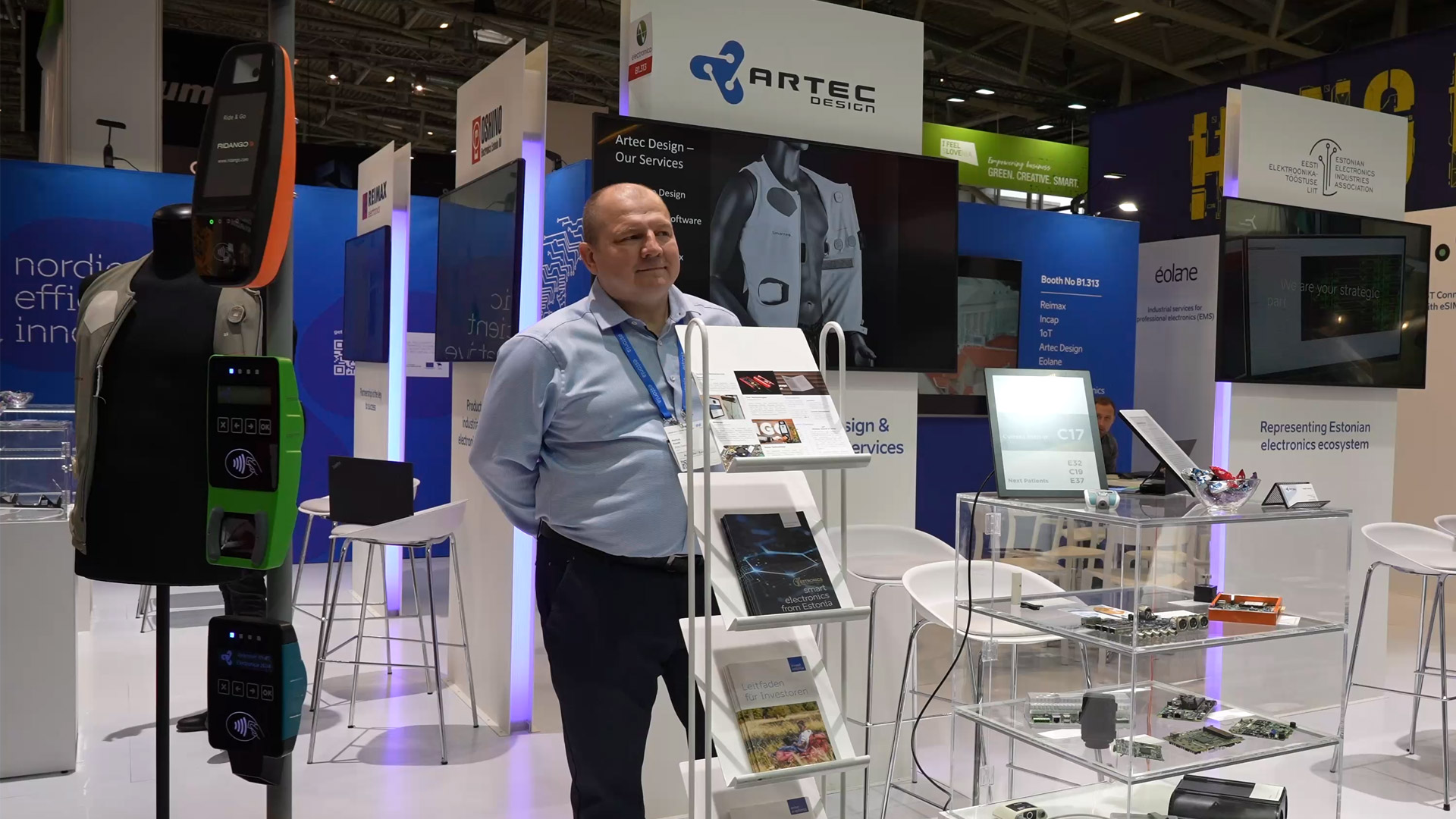 Neuheiten Messestand Artech Design electronica 2024 Messe München