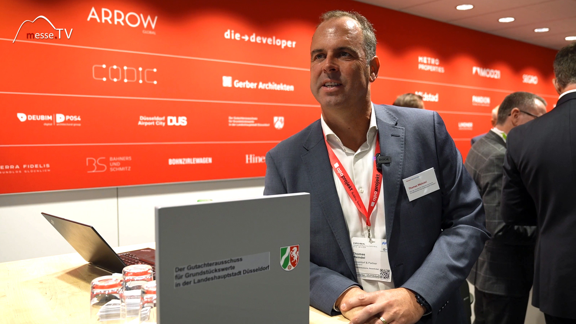 Vermessungs- und Katasteramt Landeshauptstadt Düsseldorf Amtsleitung Thomas Weindel EXPO REAL 2024 Messe München