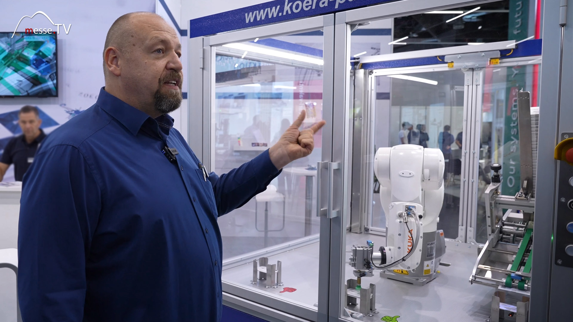 Reibanleger vereinzeln flacher Produkte Koera Packmat Fachpack 2024