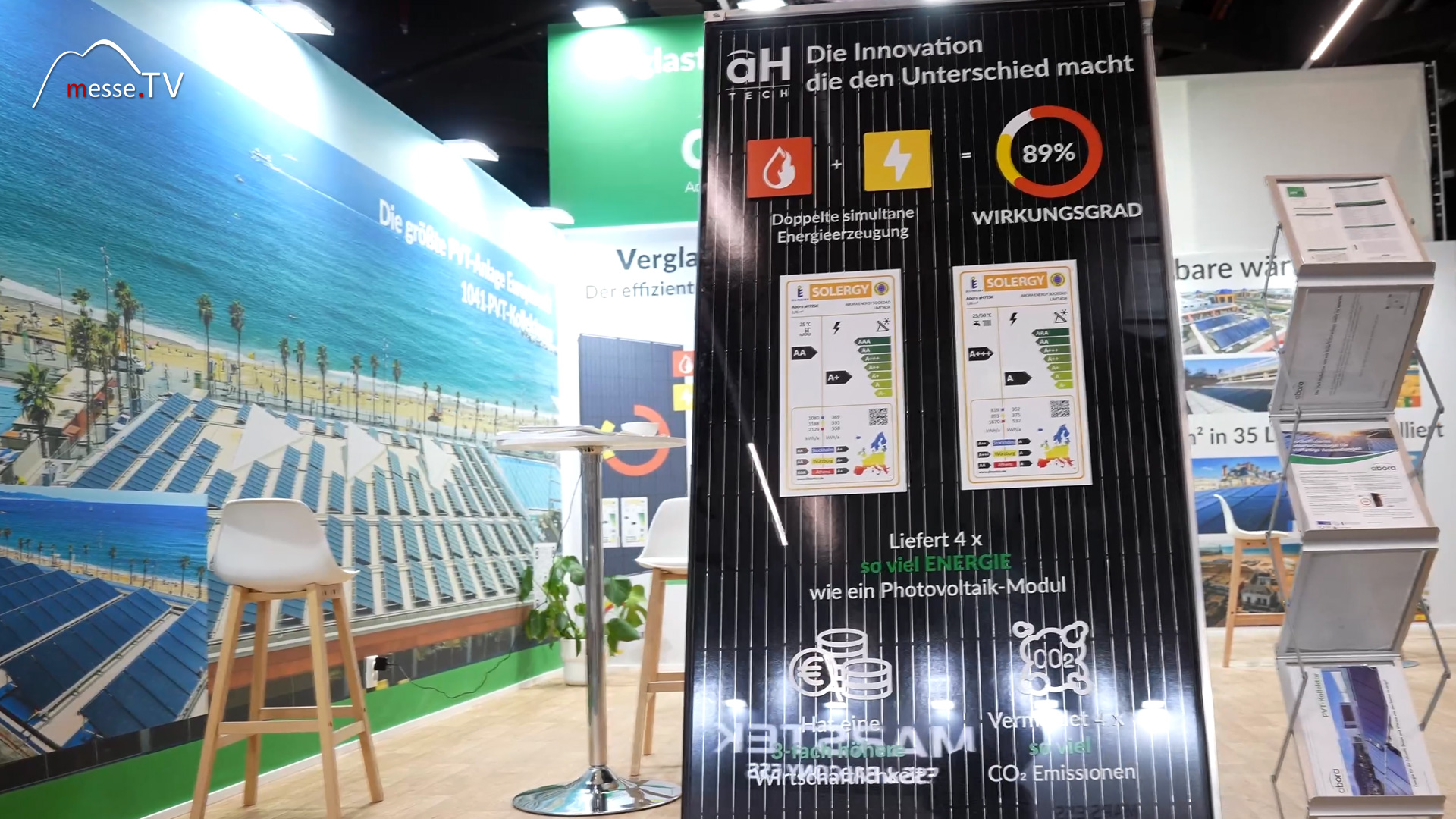 Hybrid Solaranlage Solarstrom IFH Intherm 2024