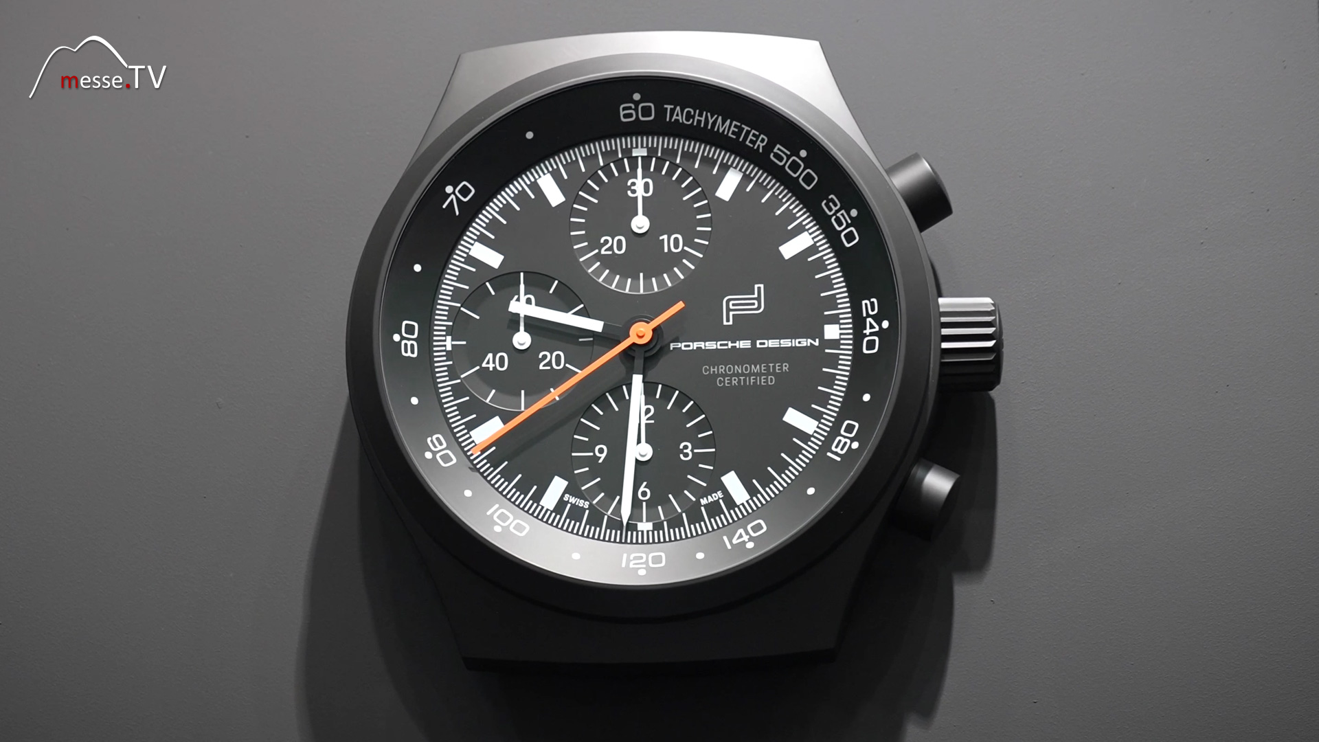 Chronograph 1 Utility schwarze Uhr Porsche Design