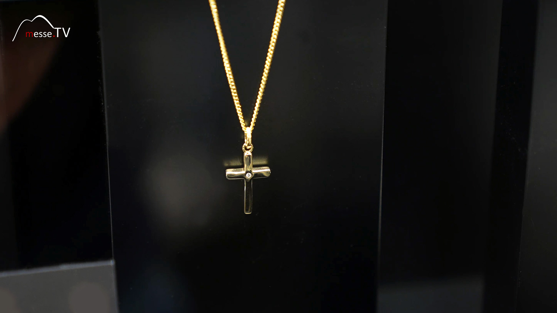 Labordiamant Kreuz Goldkette Inhorgenta 2024