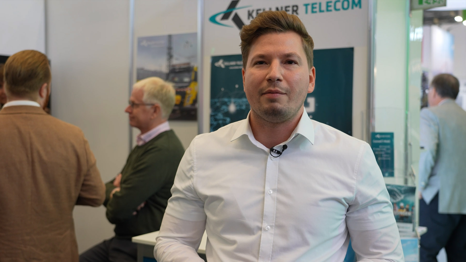 Praesentation Neuheit ConneKT 5G Campus Anhaenger Kellner Telecom Max Haegerle PMRExpo 2024 Koeln