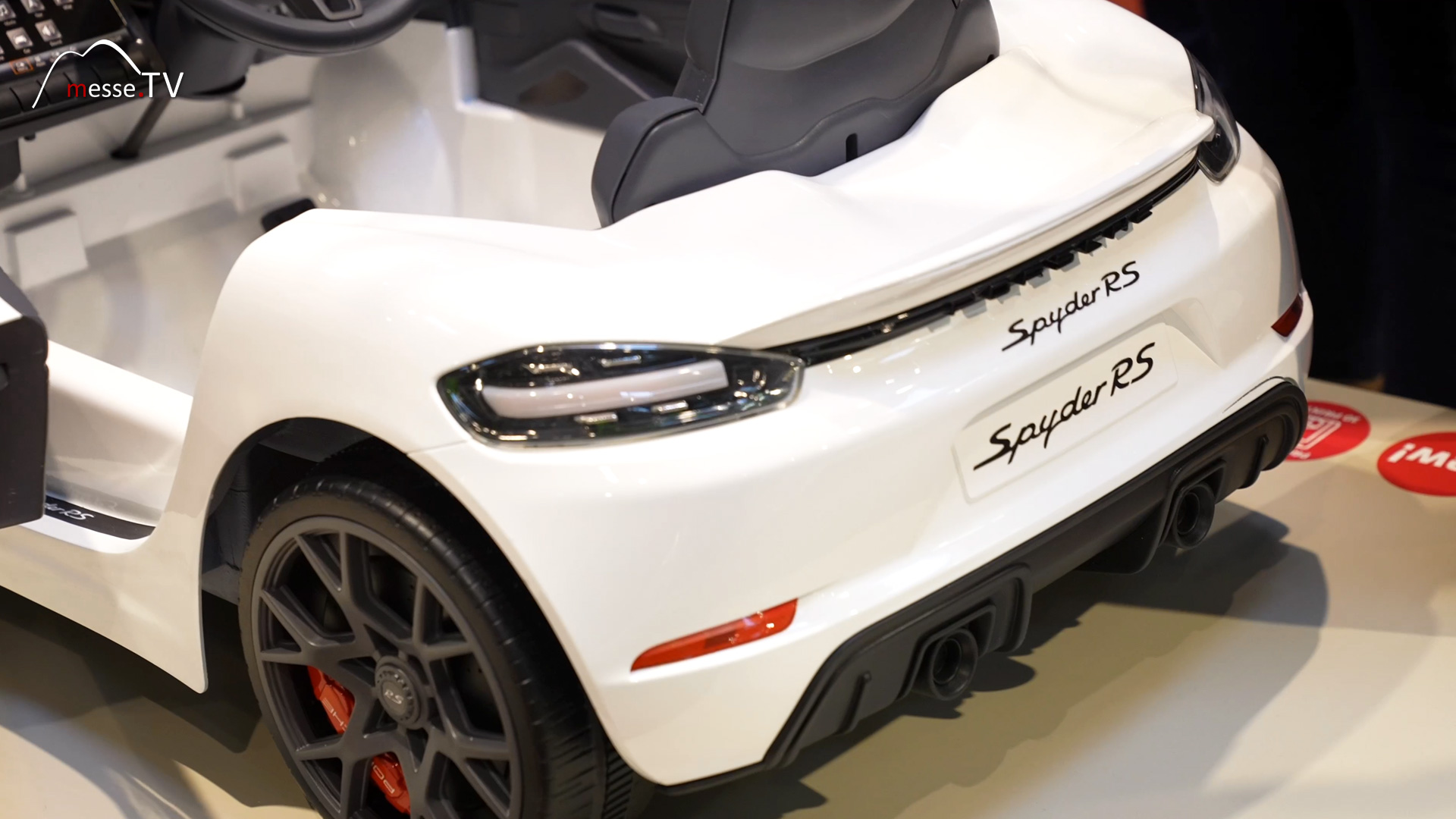 Kinderporsche Spyder RS elektrisches Fahrzeug