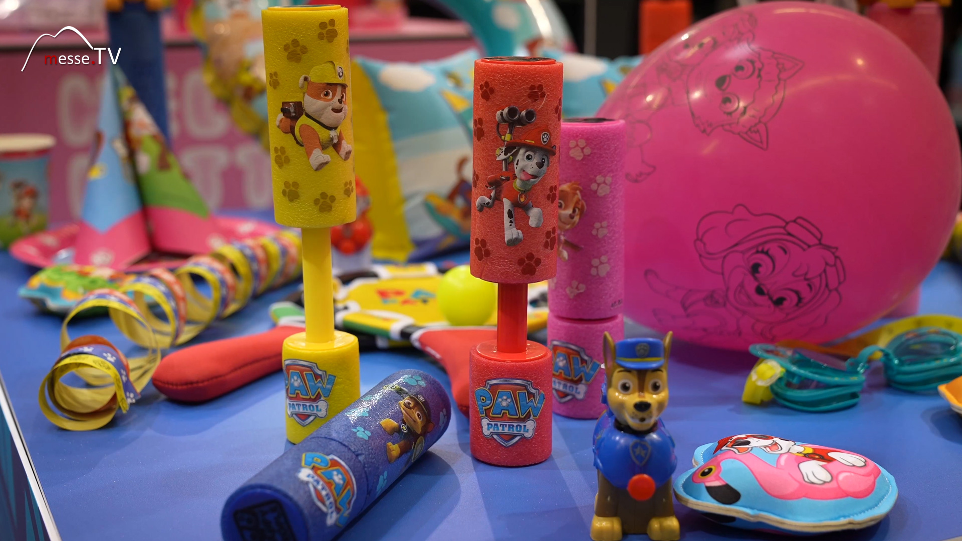 Paw Patrol Partyartikel Wasserpistole Spielwarenmesse 2024