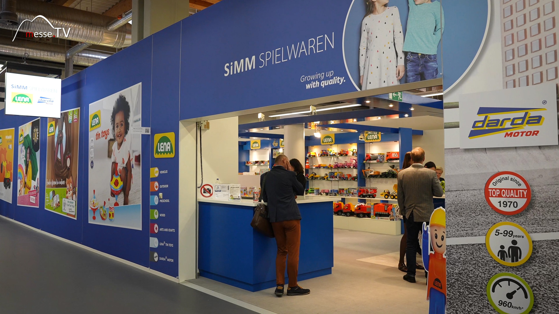 Simm Spielwaren Messestand 2024