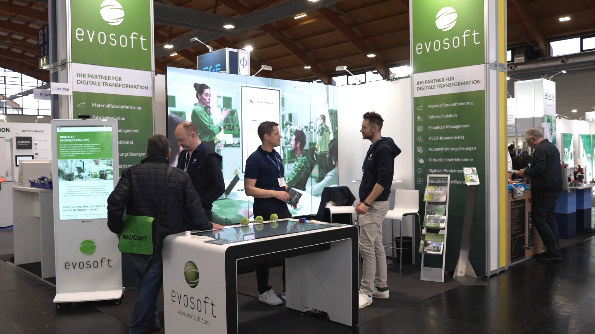 Evosoft Softwarelösungen Produktionsautomatisierung all about automation 2025