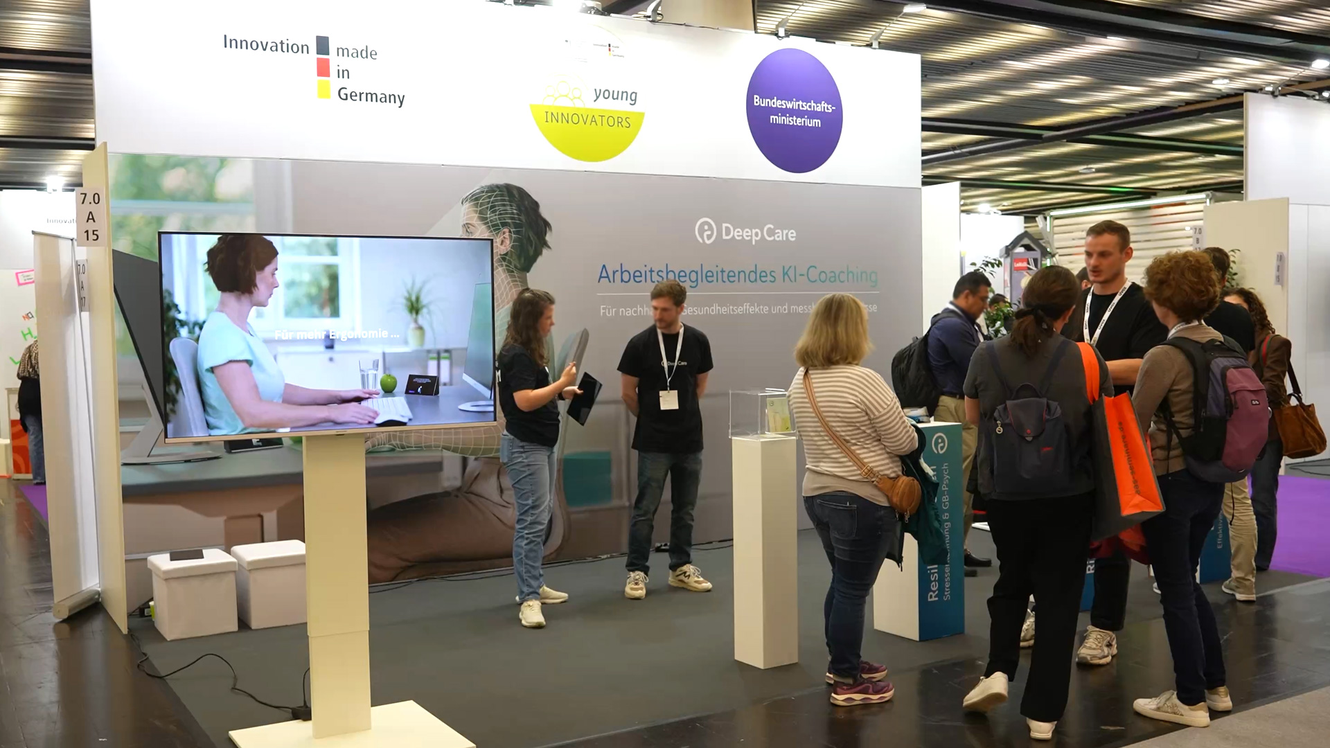 Deep Care Isa KI Assistenz Gesundheit am Arbeitsplatz A A Duesseldorf