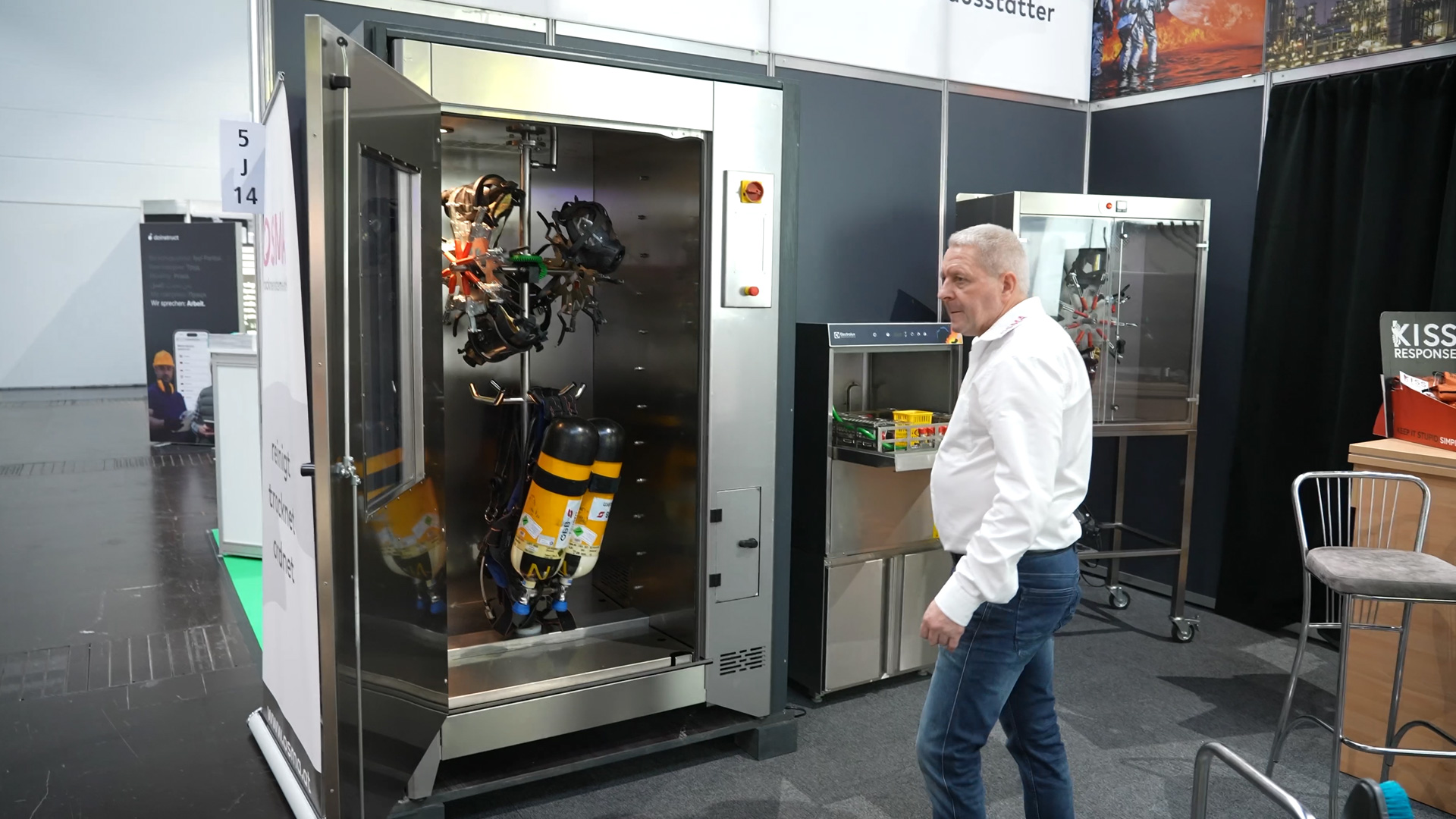 Reinigungssystem Atemschutzmasken Feuerwehr