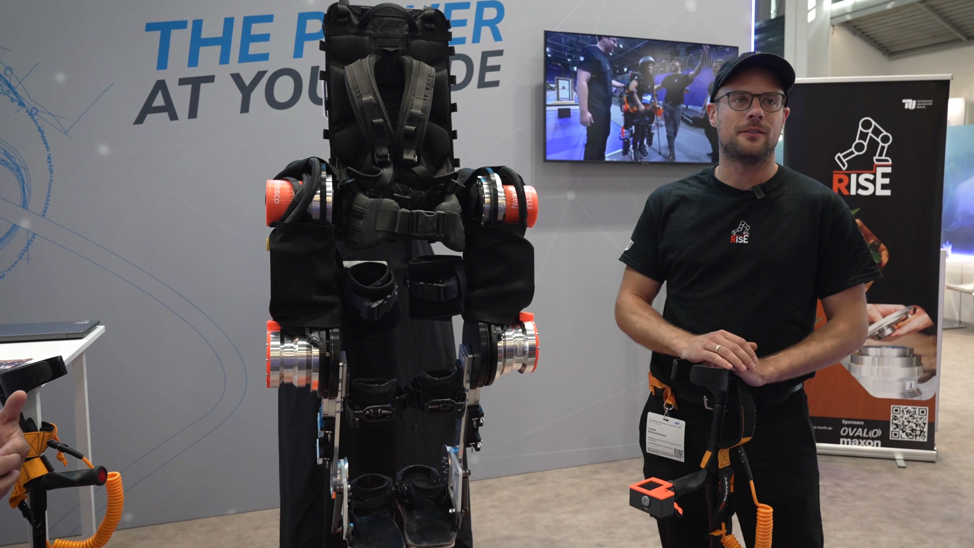 Exoskelette fuer Querschnittgelaehmte mit Nabtesco Getriebe