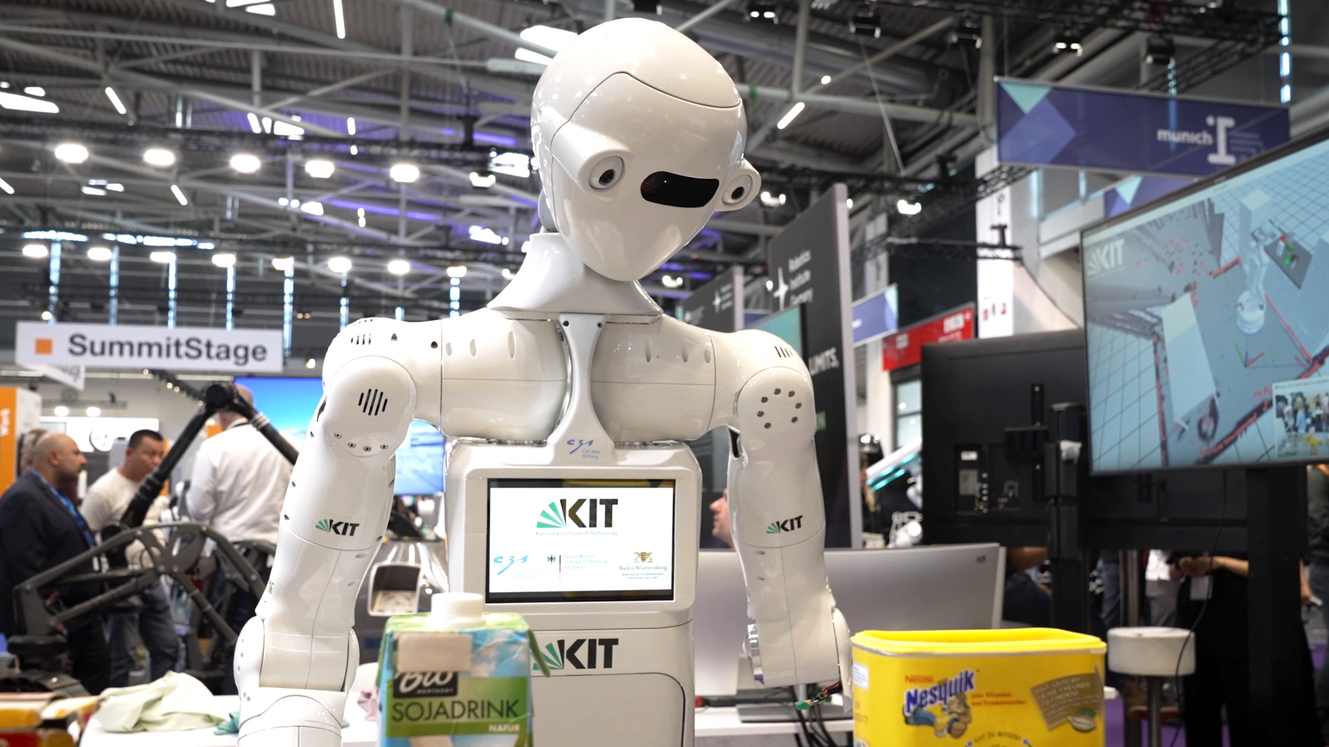 Humanoider Roboter ARMAR 7 Sprachsteuerung und Objekterkennung im Zusammenspiel