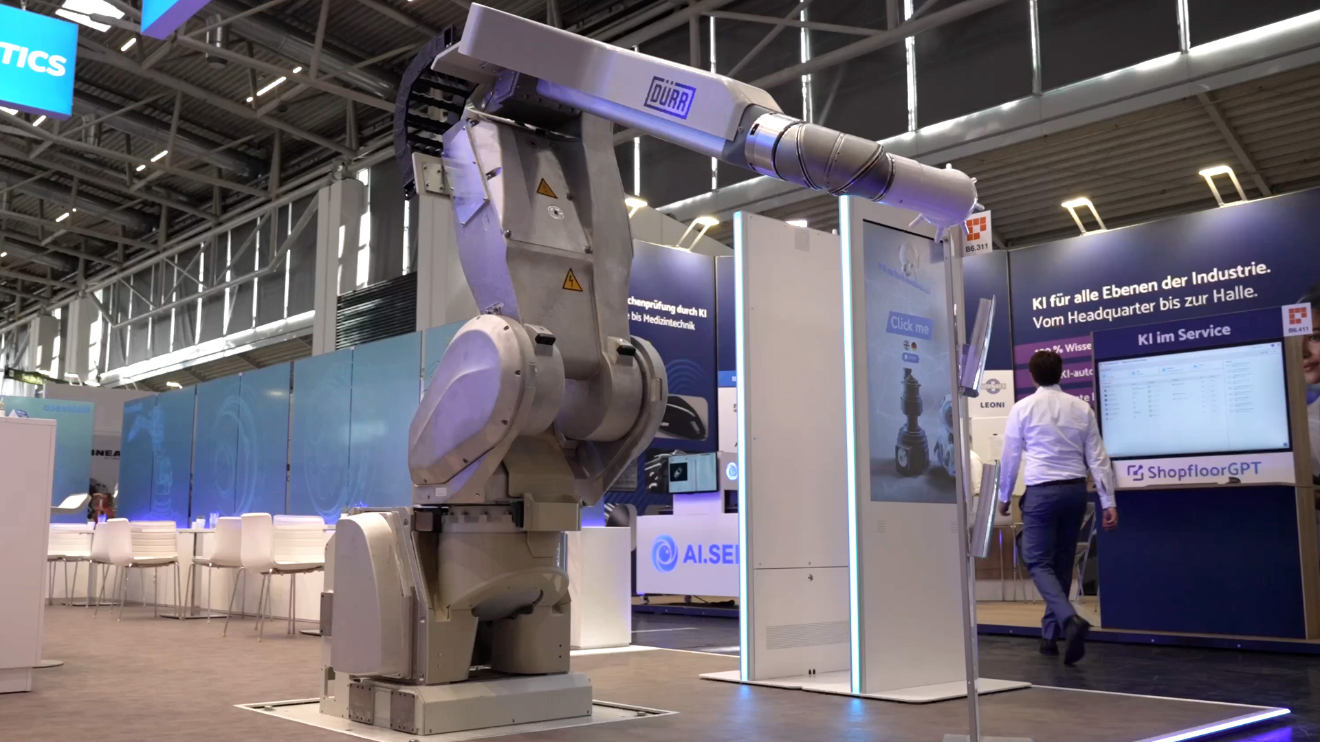 Lackierroboter Duerr mit Nabtesco Getriebe