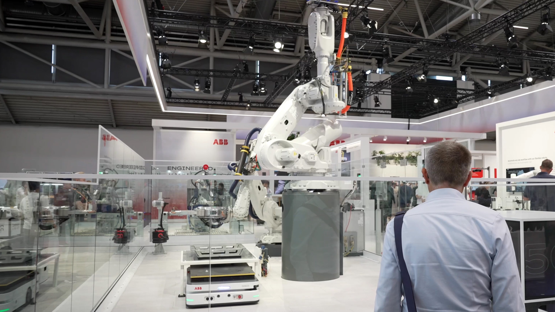 Messestand ABB automatica 2025 Muenchen