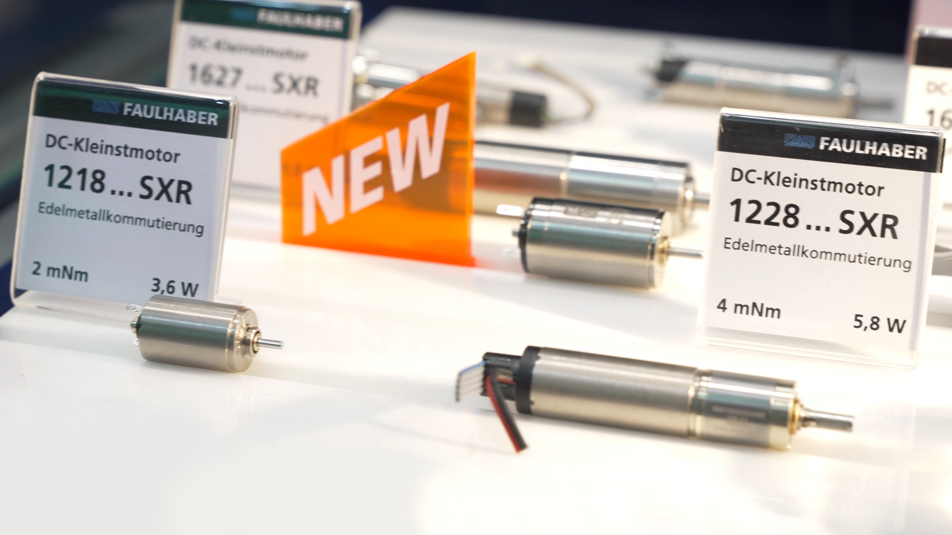 Neue Faulhaber Motorgroessen im 12 und 14 Millimeter Bereich