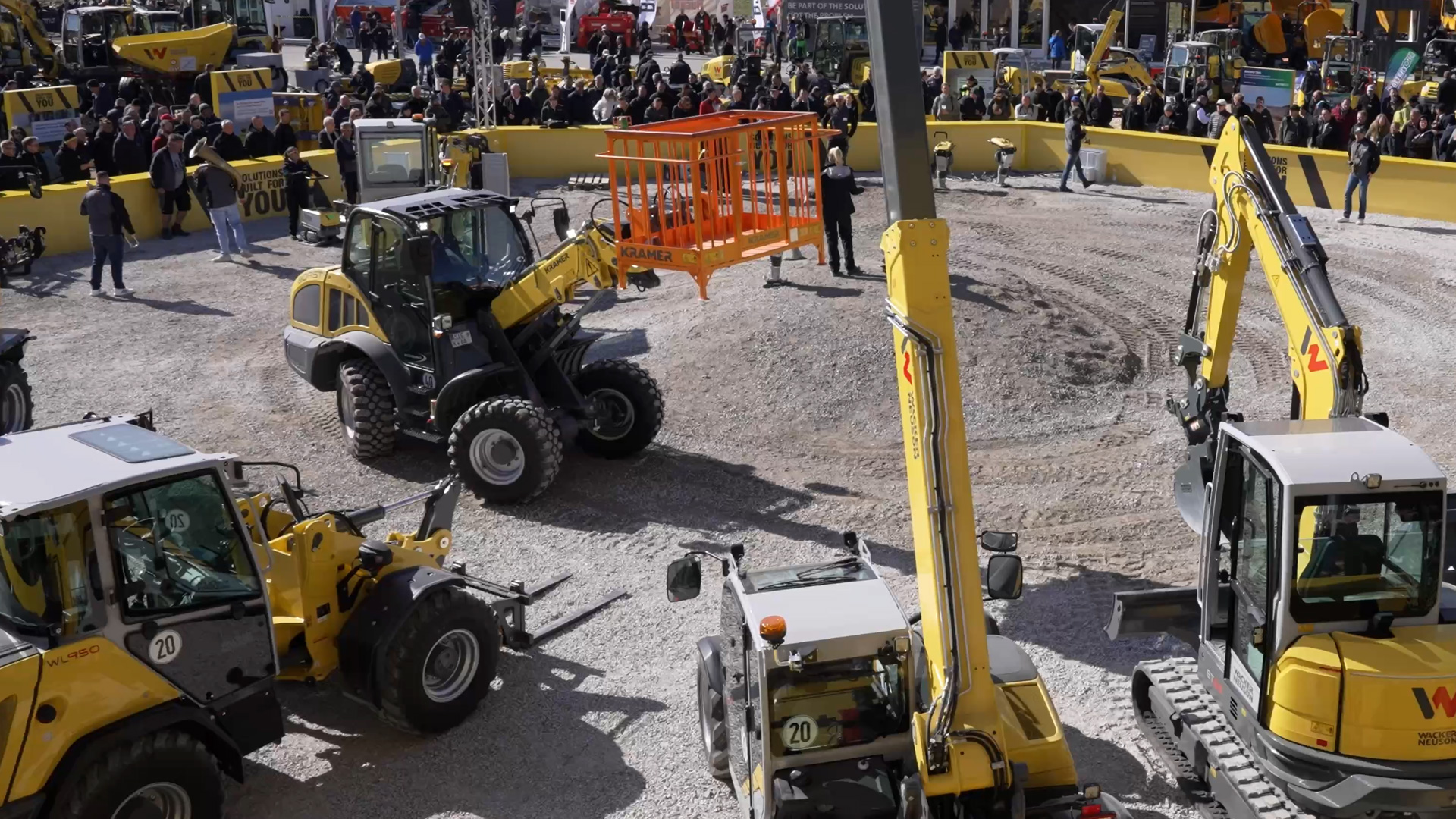 Baggershow Wacker Neuson bauma 2025 Muenchen