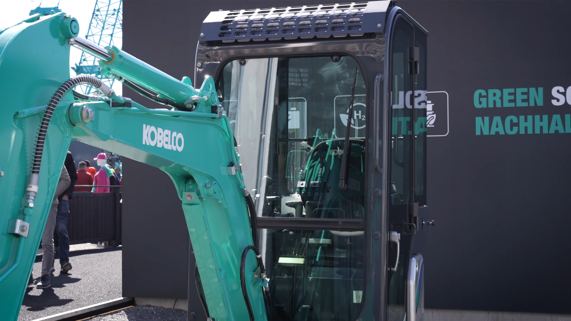Fahrerkabine Kobelco SK 20 Minibagger Neuheit 2025 bauma Muenchen