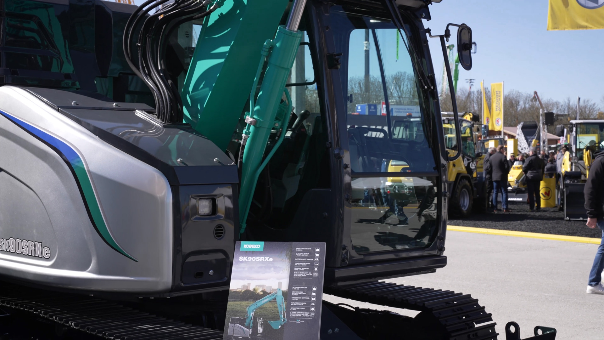 Fahrerkabine Kobelco SK 90 Minibagger Neuheit 2025 bauma Muenchen