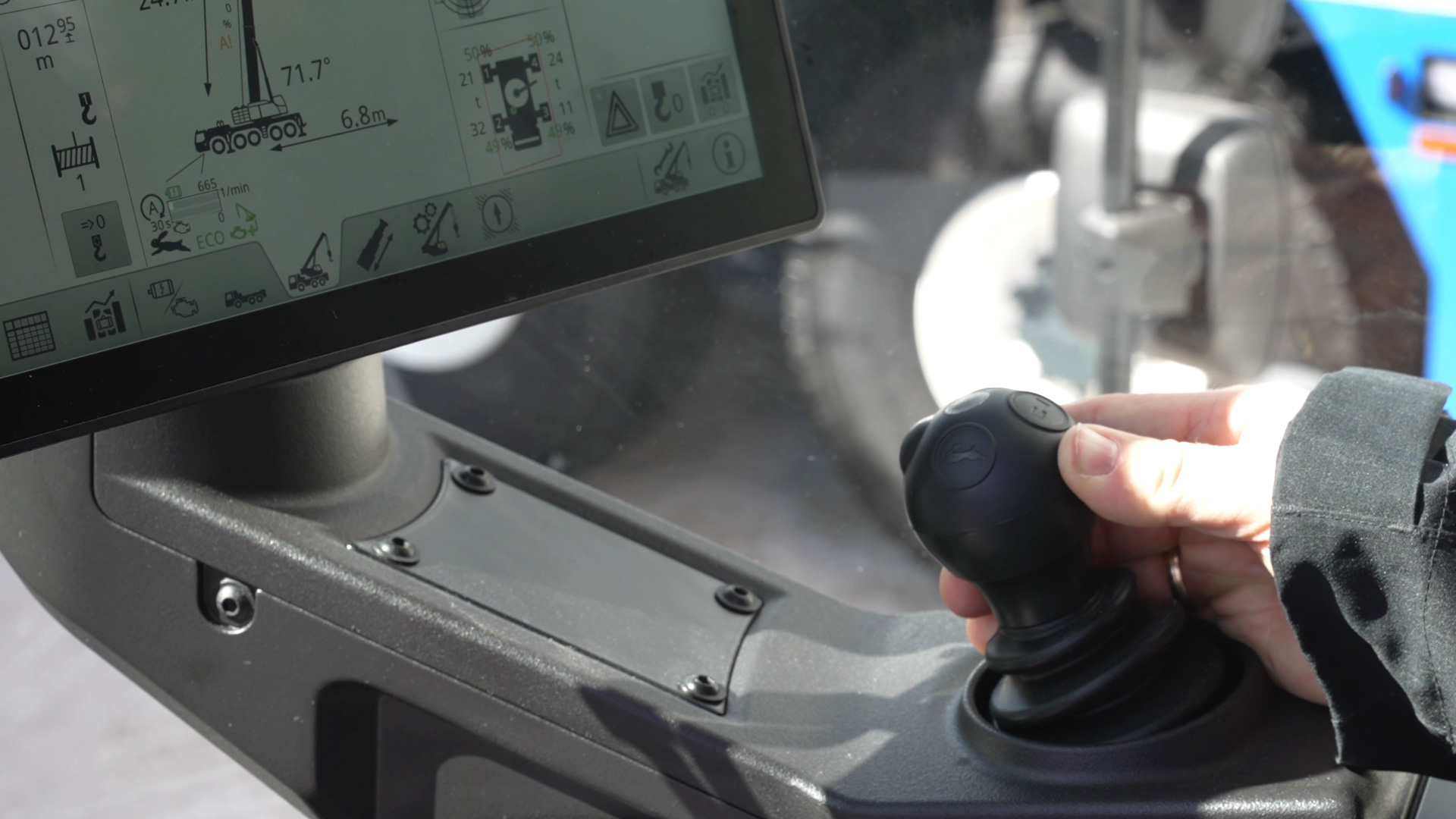 Joystick Steuerung Liebherr MK 120 5 1 E 5 Achs Mobilbaukran