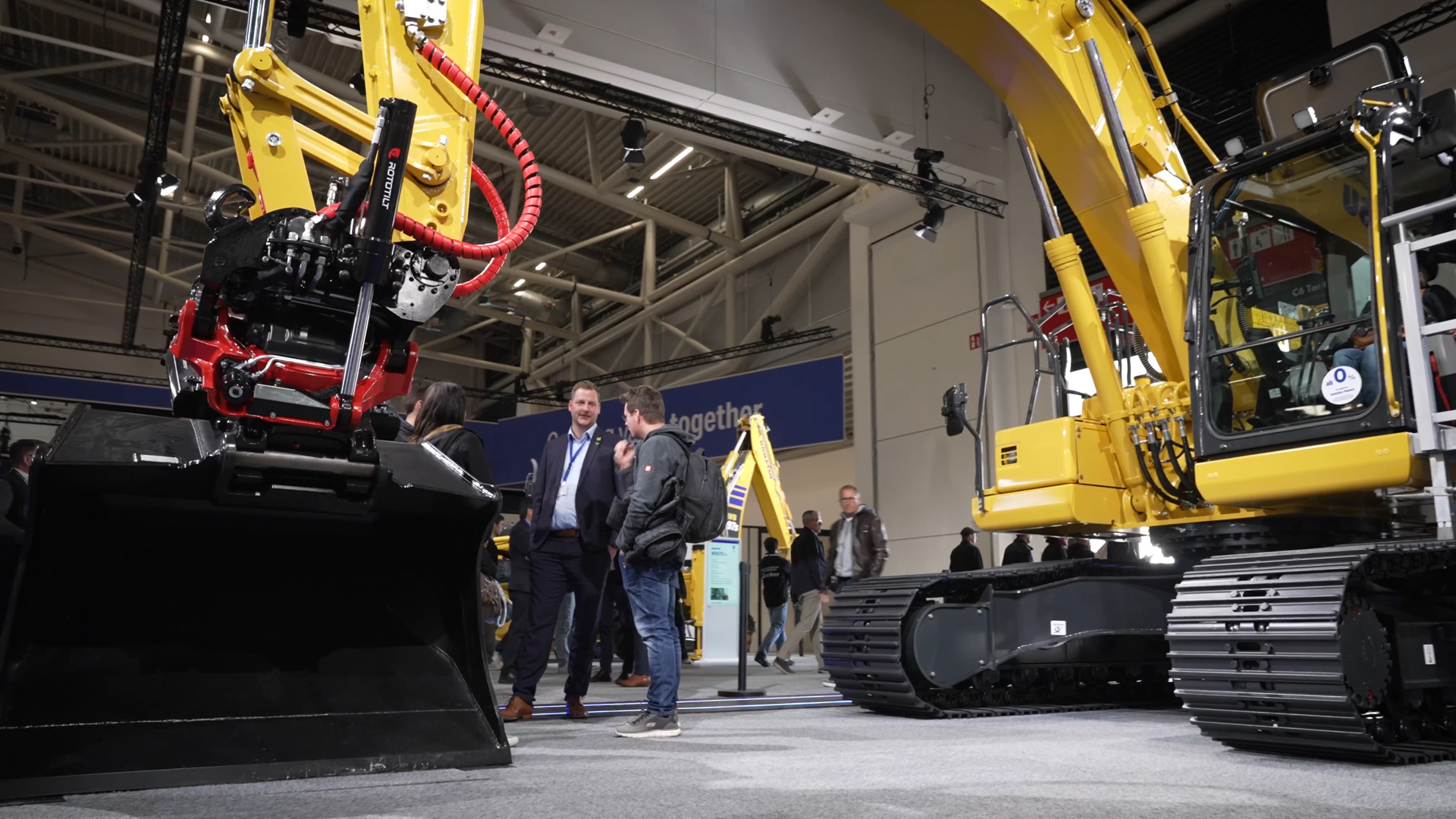 Komatsu Raupenbagger neue Generation intelligente Maschinensteuerung