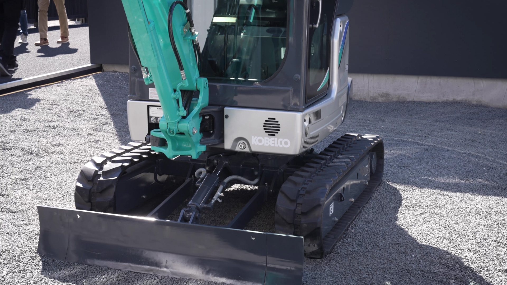 Minibagger SK 20 Kobelco vollelektrisch Kurzheck urbane Baustellen Umweltzonen