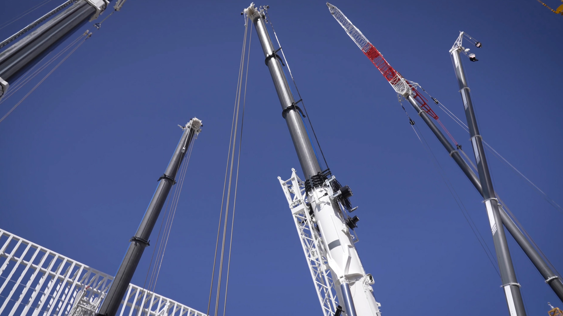 Teleskopausleger Mobilkrane Liebherr bauma Freigelaende