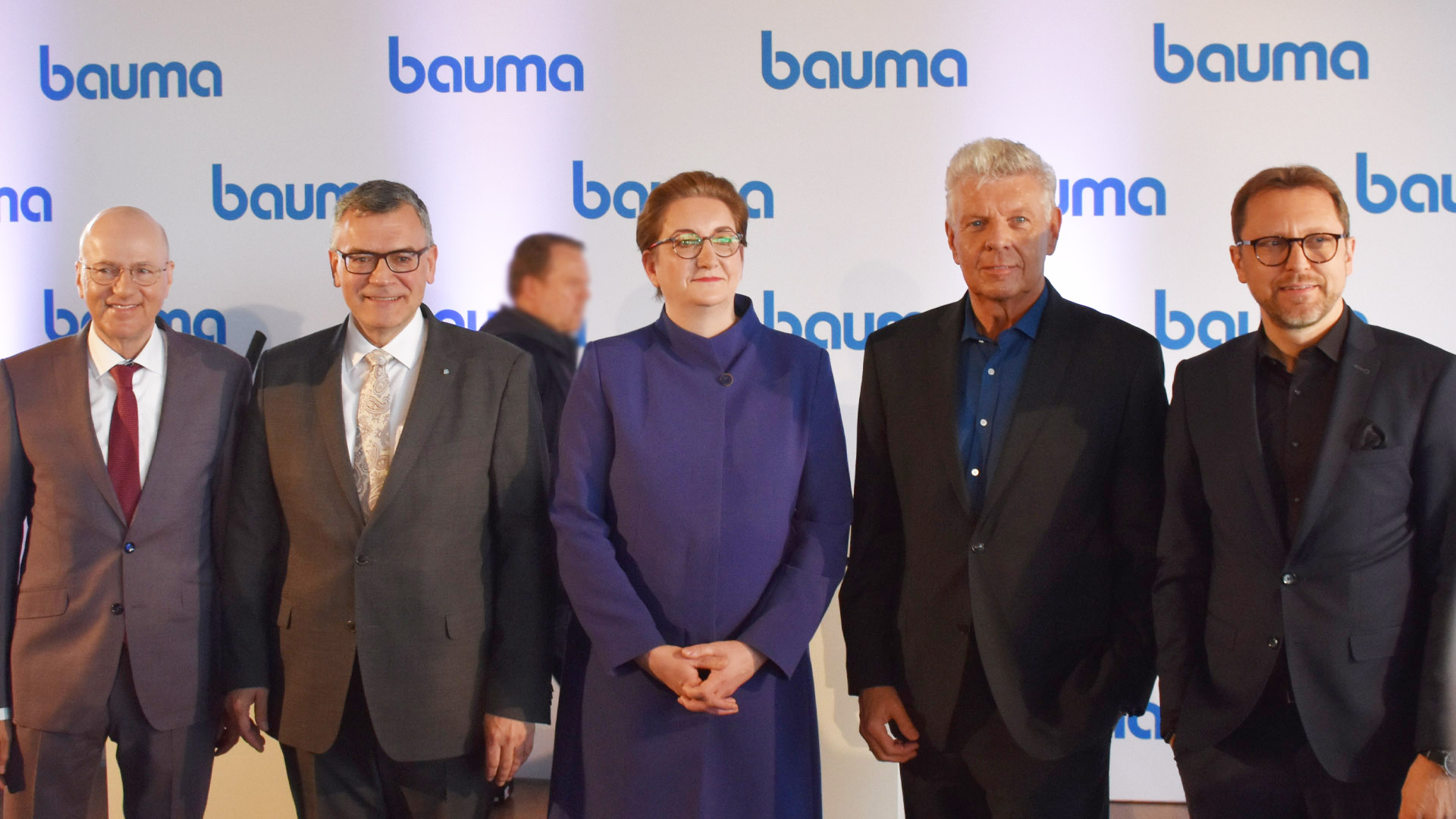 bauma 2025 Eröffnung mir Dr. Reinhard Pfeiffer, Florian Herrmann, Klara Geywitz, Dieter Reiter und Stefan Rummel