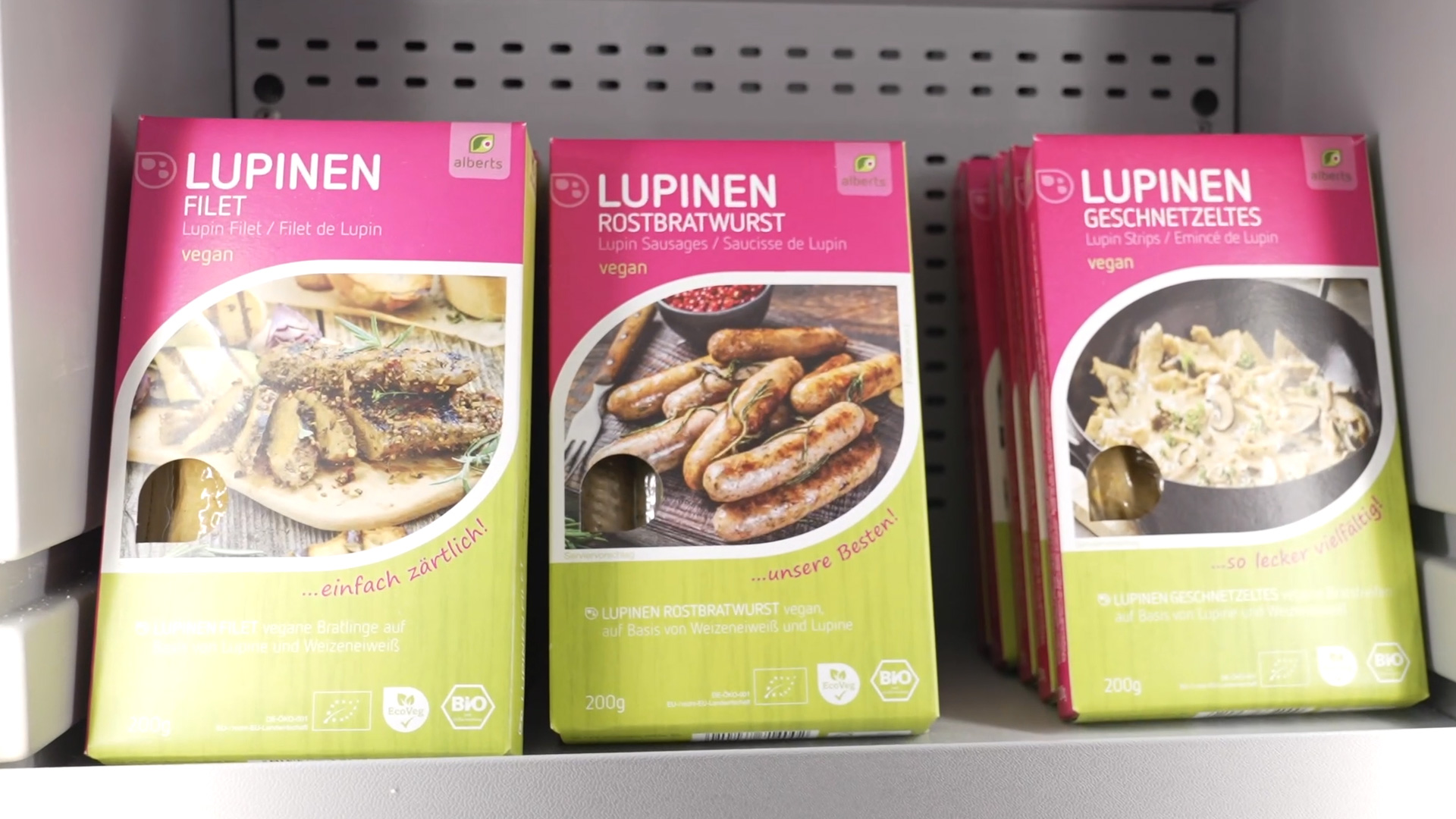 alberts Lupinen Produkte vegane Proteinquelle