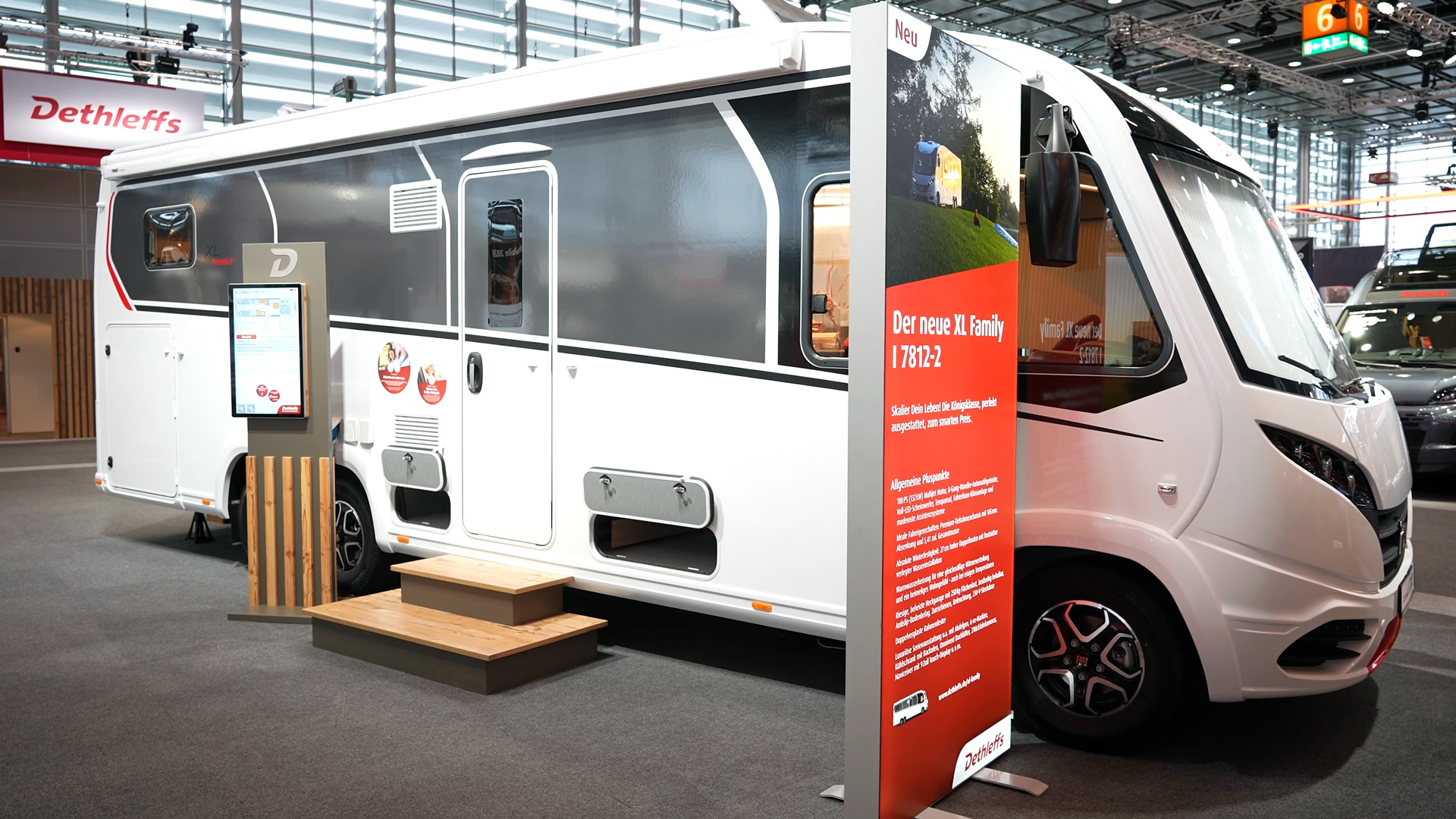 Luxus Reisemobil fuer Einsteiger XL Family I Dethleffs