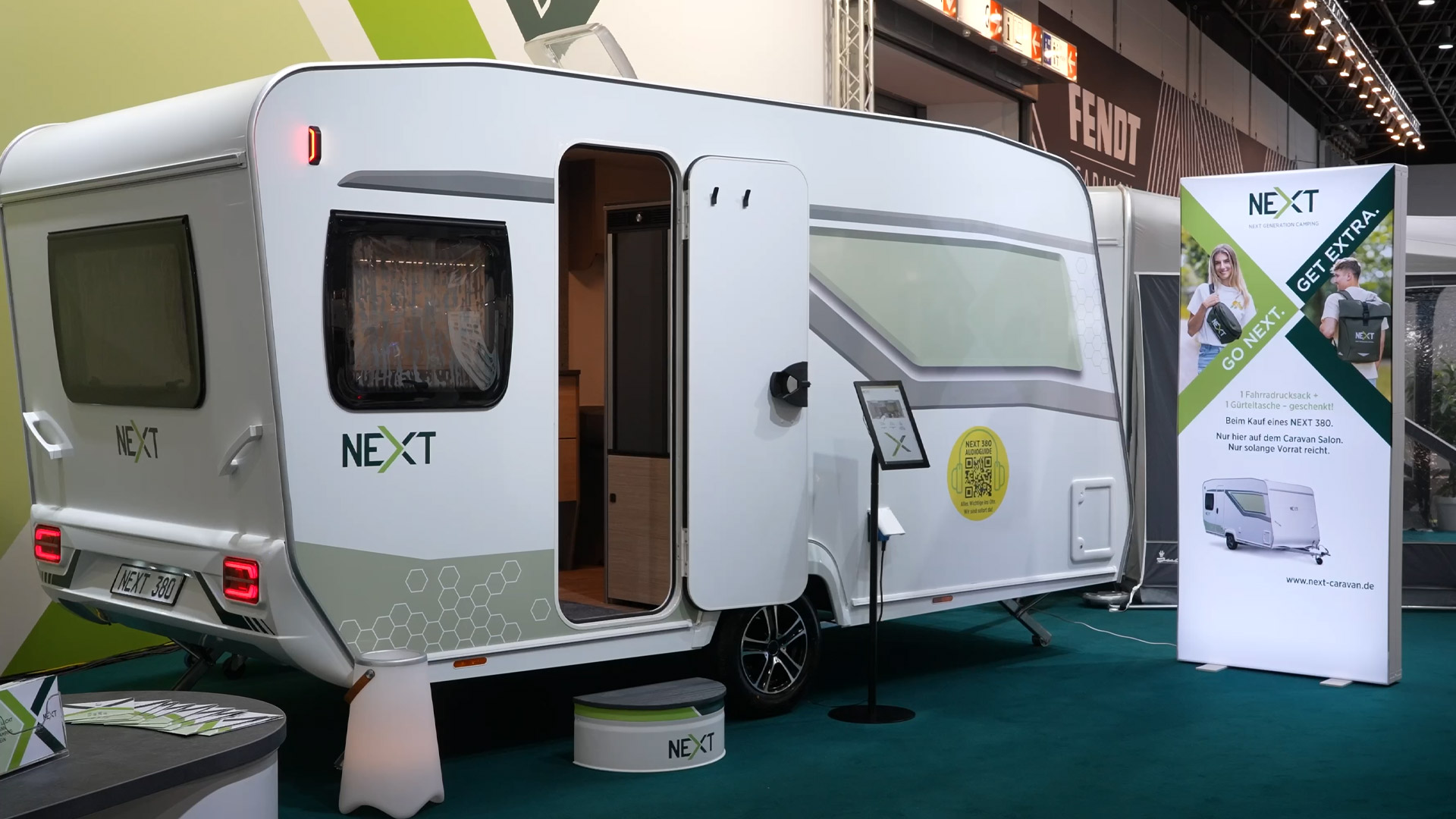 Next Wohnwagen Fendt auf dem Caravan Salon Duesseldorf 2025