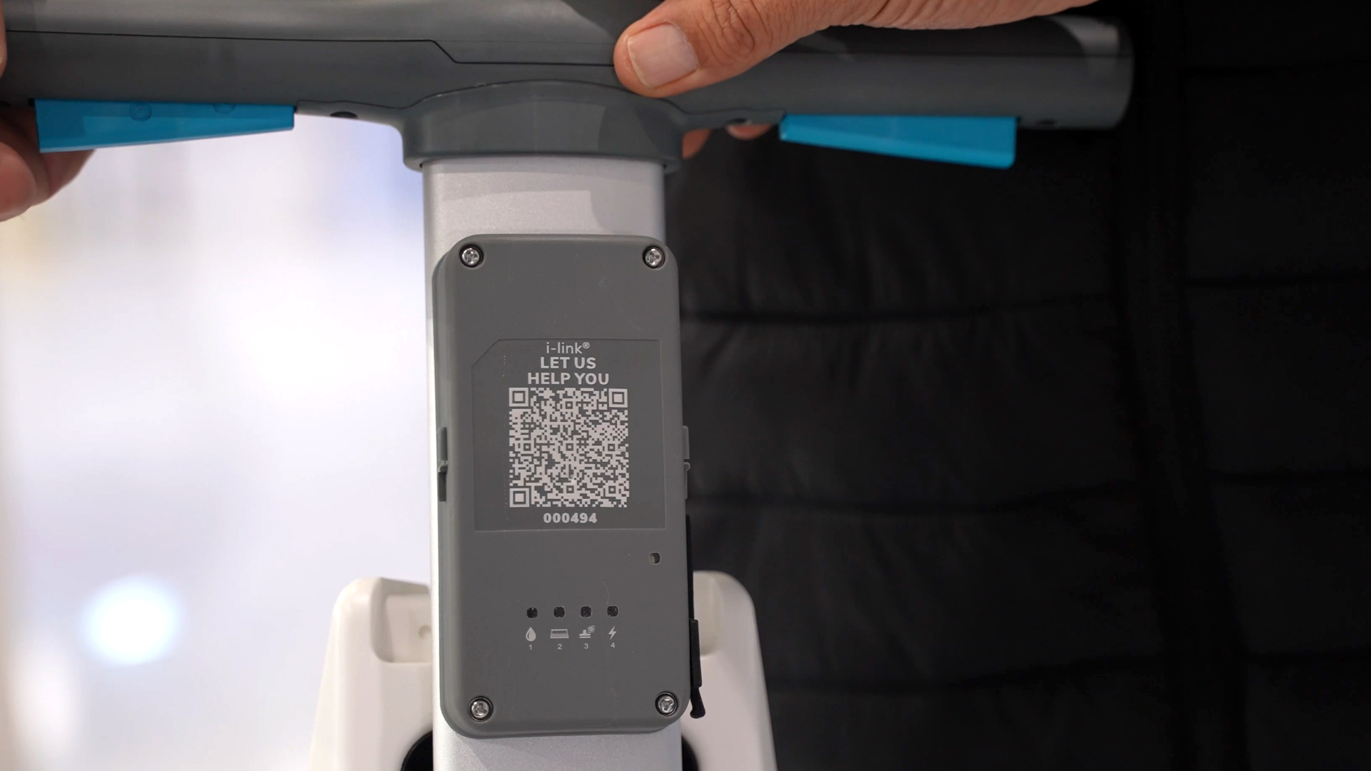 Anzeige Batterie Wasser Bodenreiniger i mop