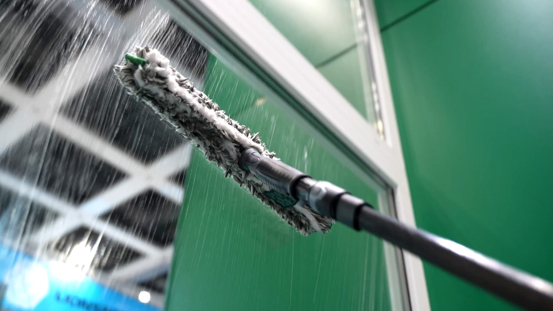 Einwascher Fensterreiniger ergonomischer Dreiecksstange