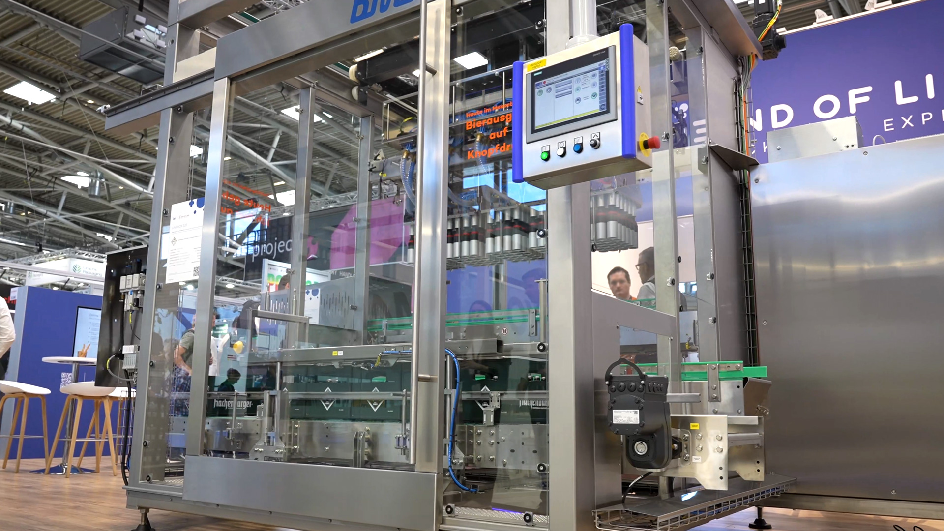 BMS UNIPACK 103 Sortieranlage Mehrweg drinktec 2025