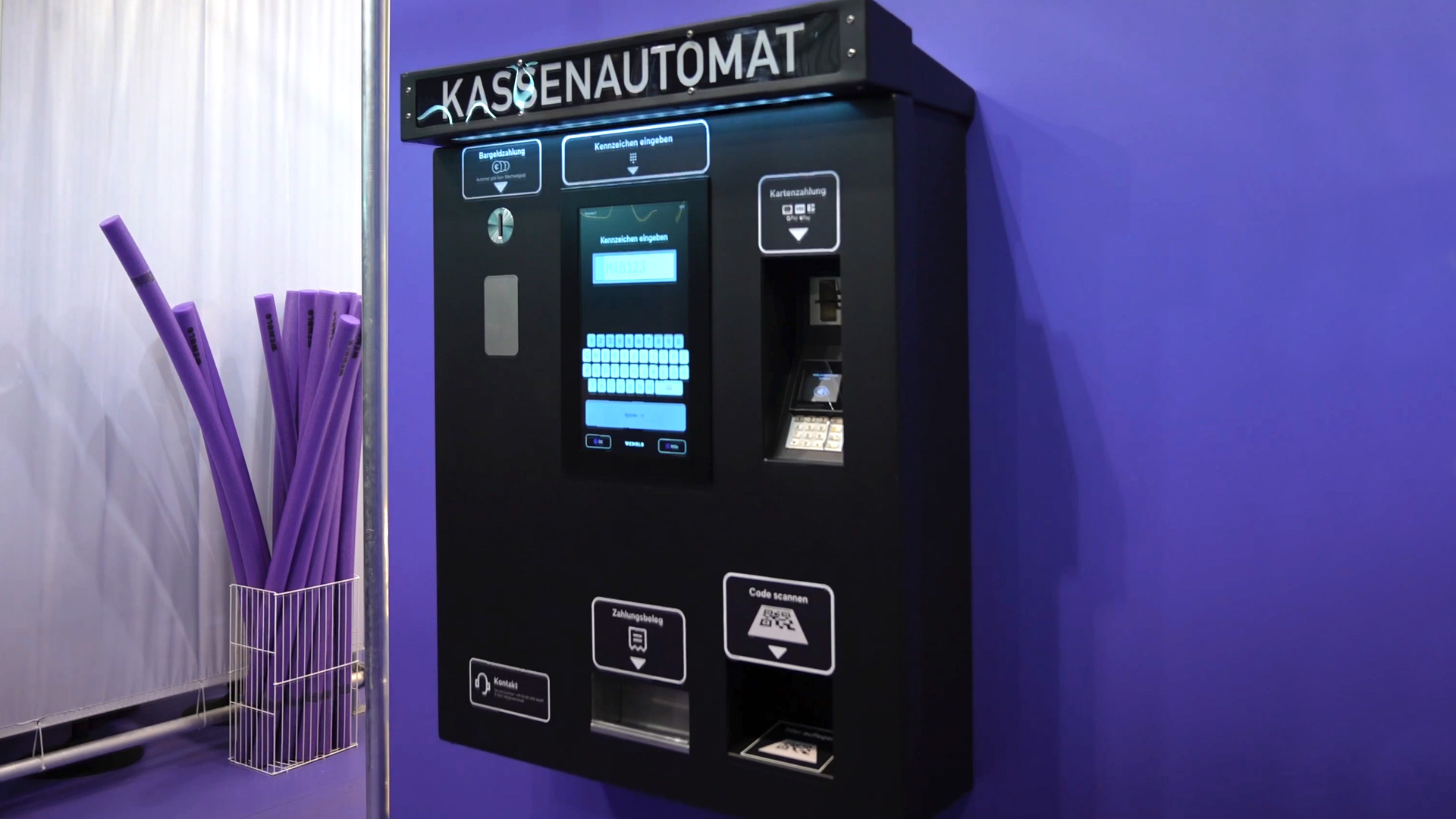 Wemolo Kassenautomat schrankenloses Parkhausmanagement kontaktlos parken