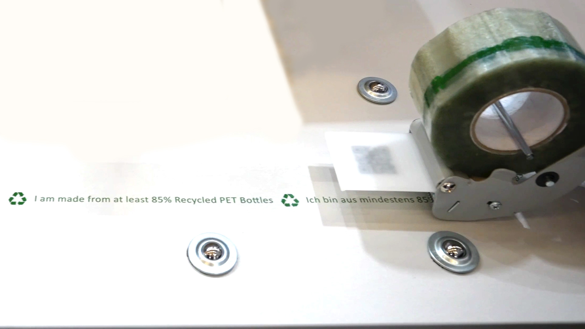 Recycling Klebeband aus PET Flaschen