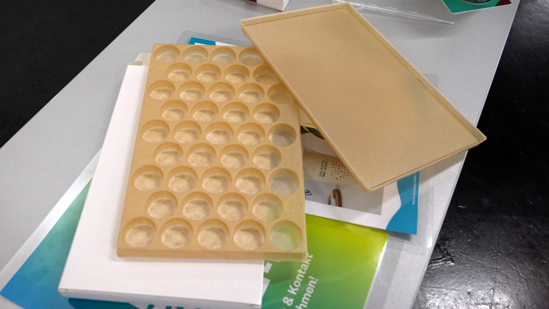 Tiefziehteil biobasierter Kunststoff fuer Lebensmittel