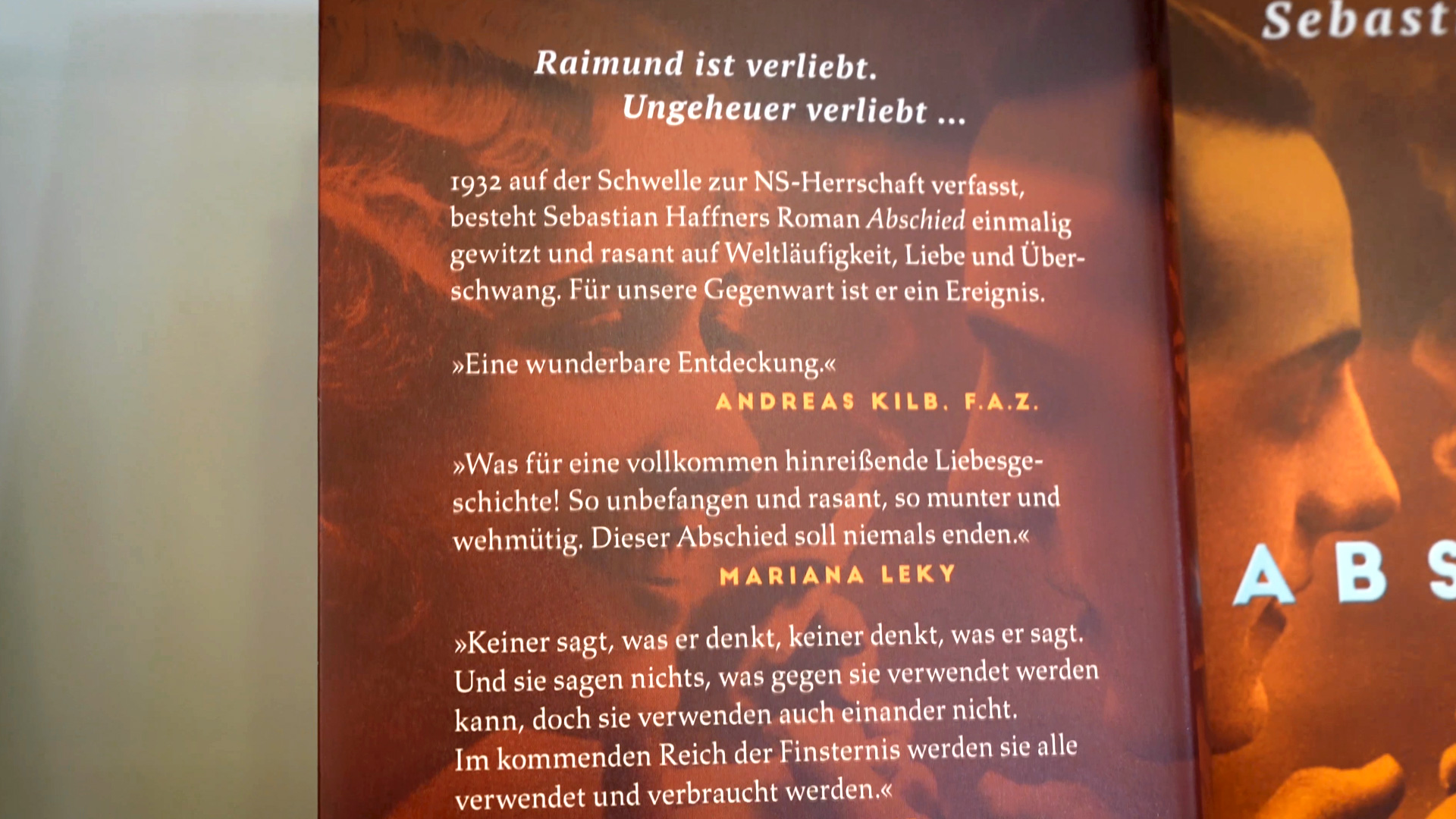 Liebesgeschichte Sebastian Haffner Abschied