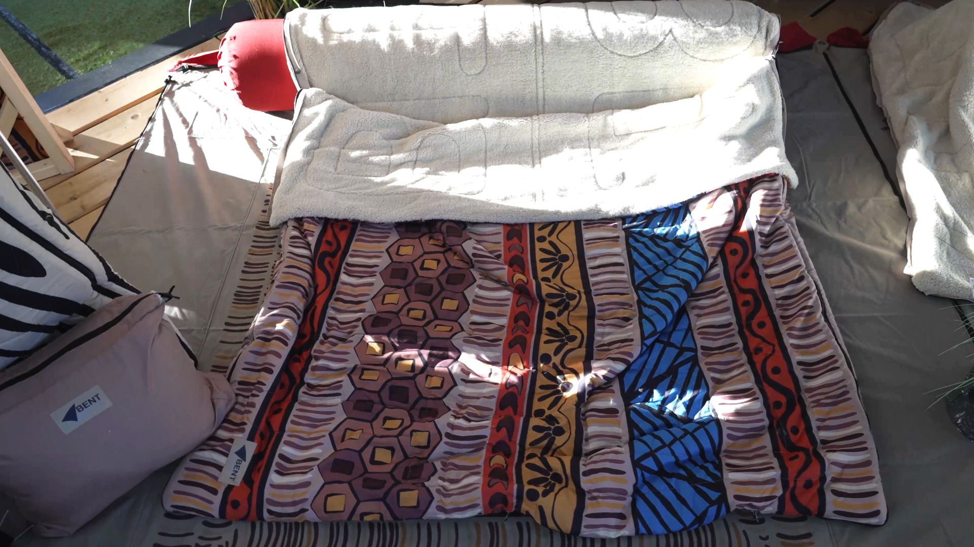 Bentcho Deckenschlafsack mit Afrika Muster