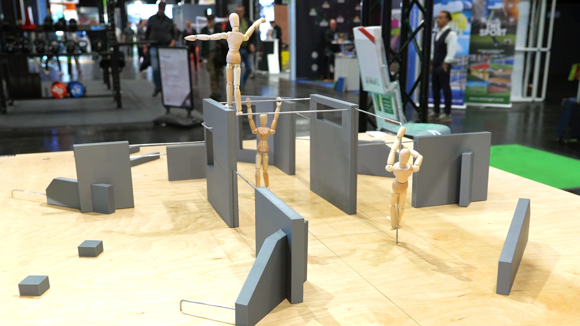 Parkour im modularen Beton System Vindico