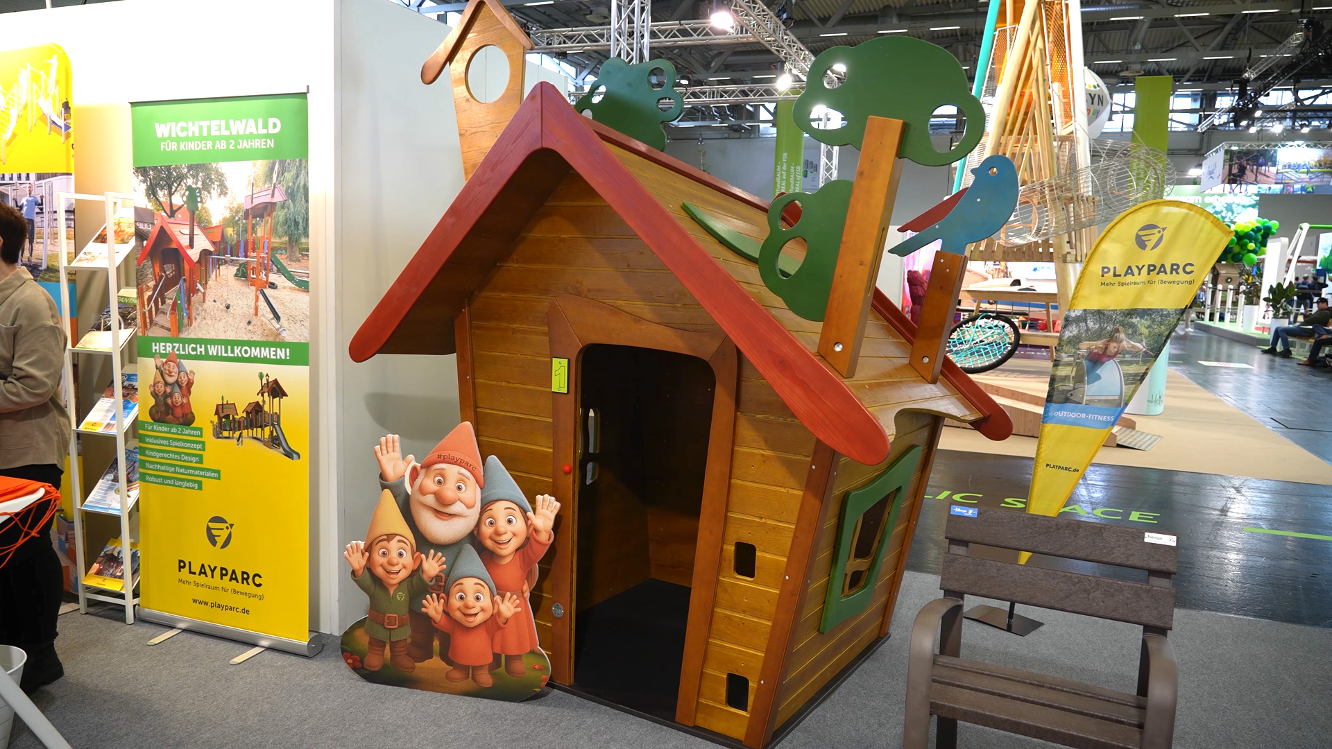 Playparc Wichtelwald Spielhaus aus Holz